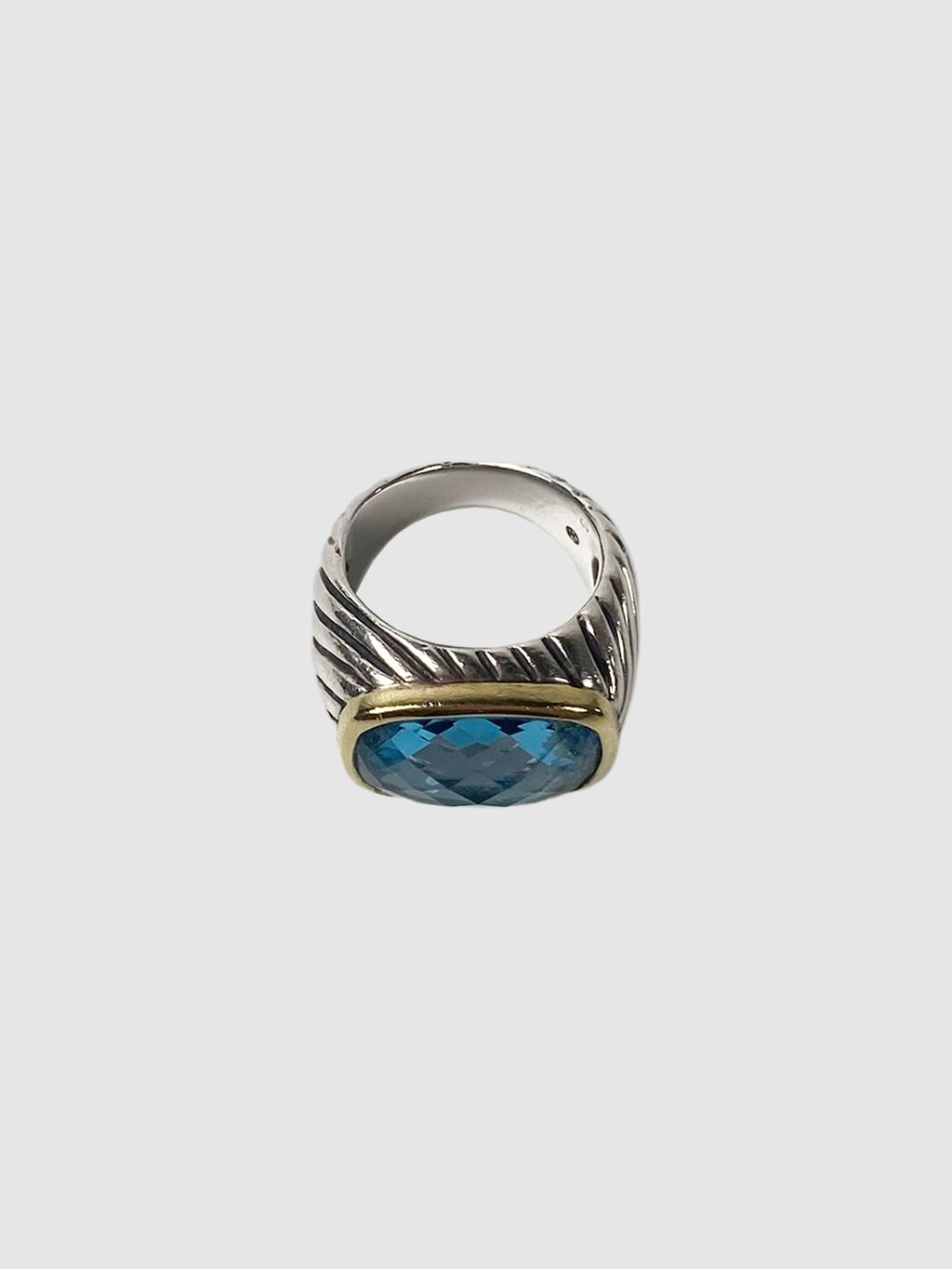 David Yurman Vintage Blue Topaz Ring