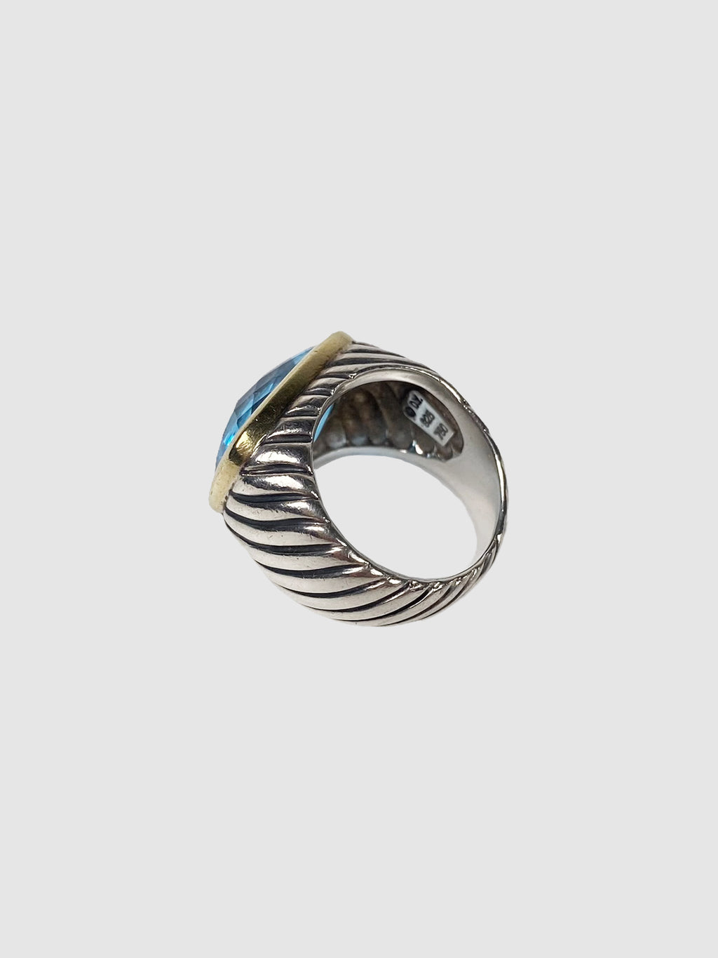 David Yurman Vintage Blue Topaz Ring