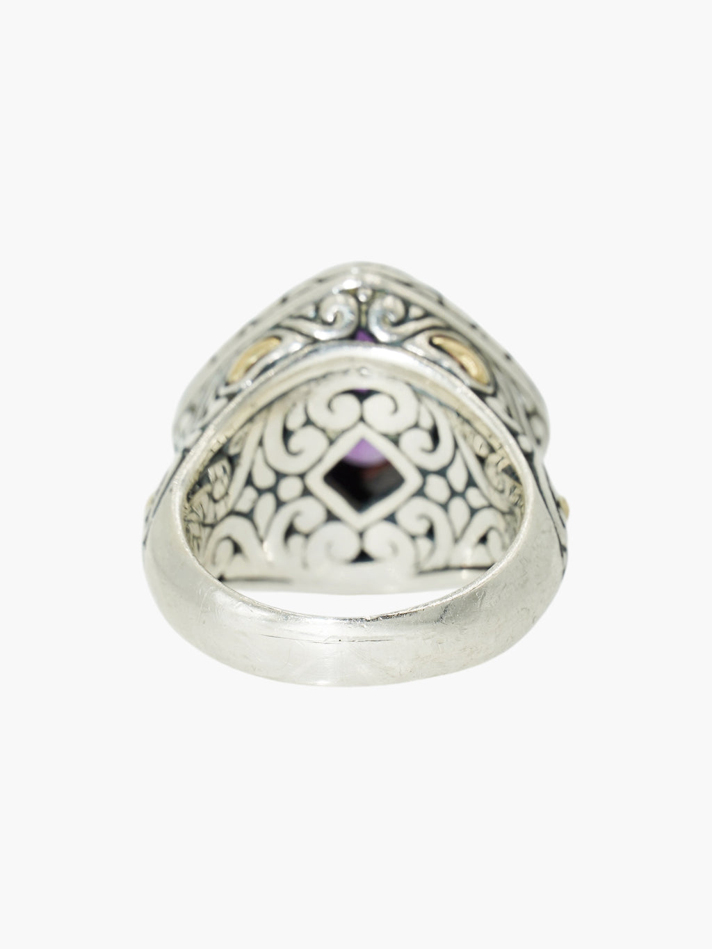Cushion Amethyst Ring