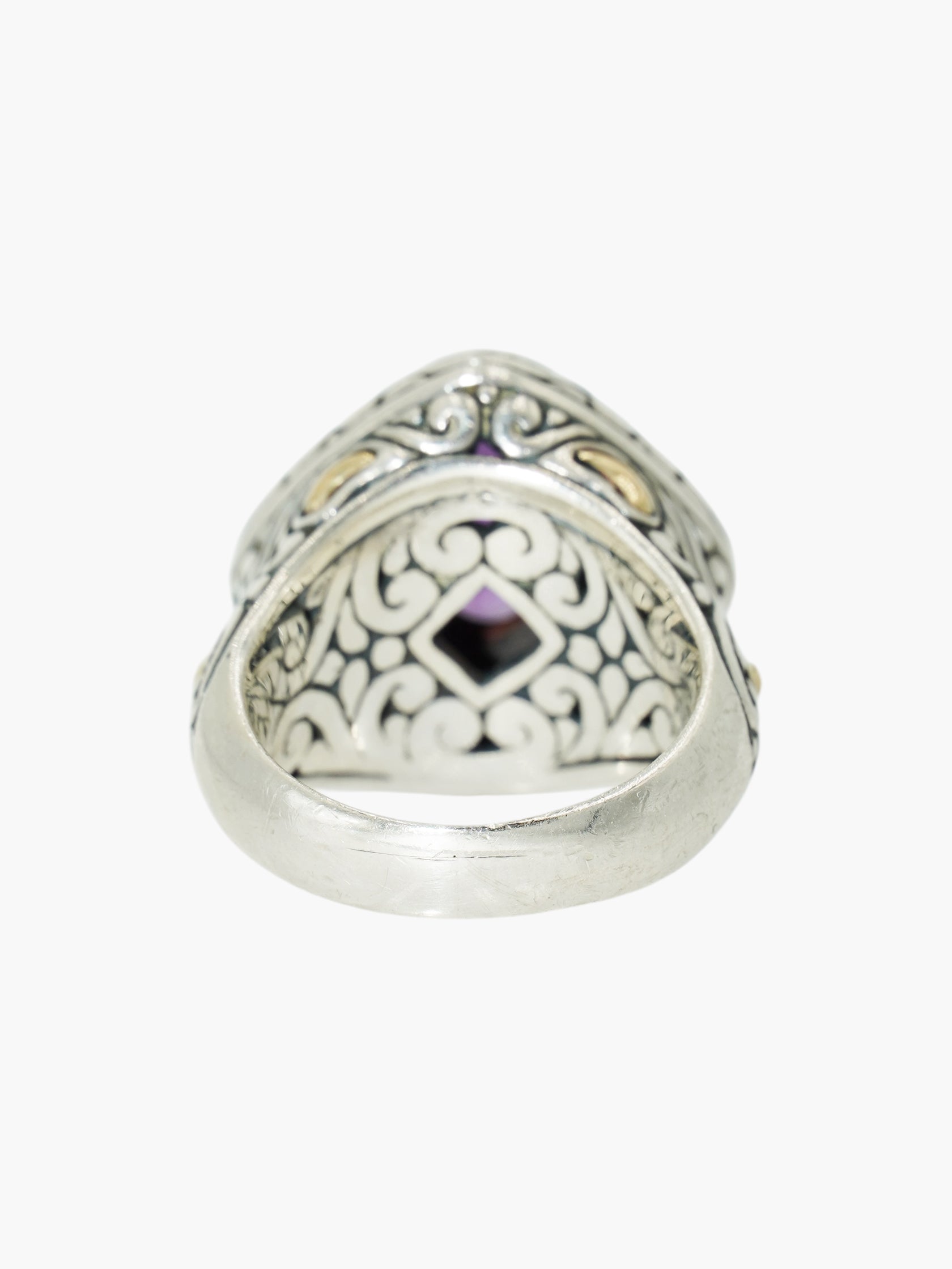 Cushion Amethyst Ring
