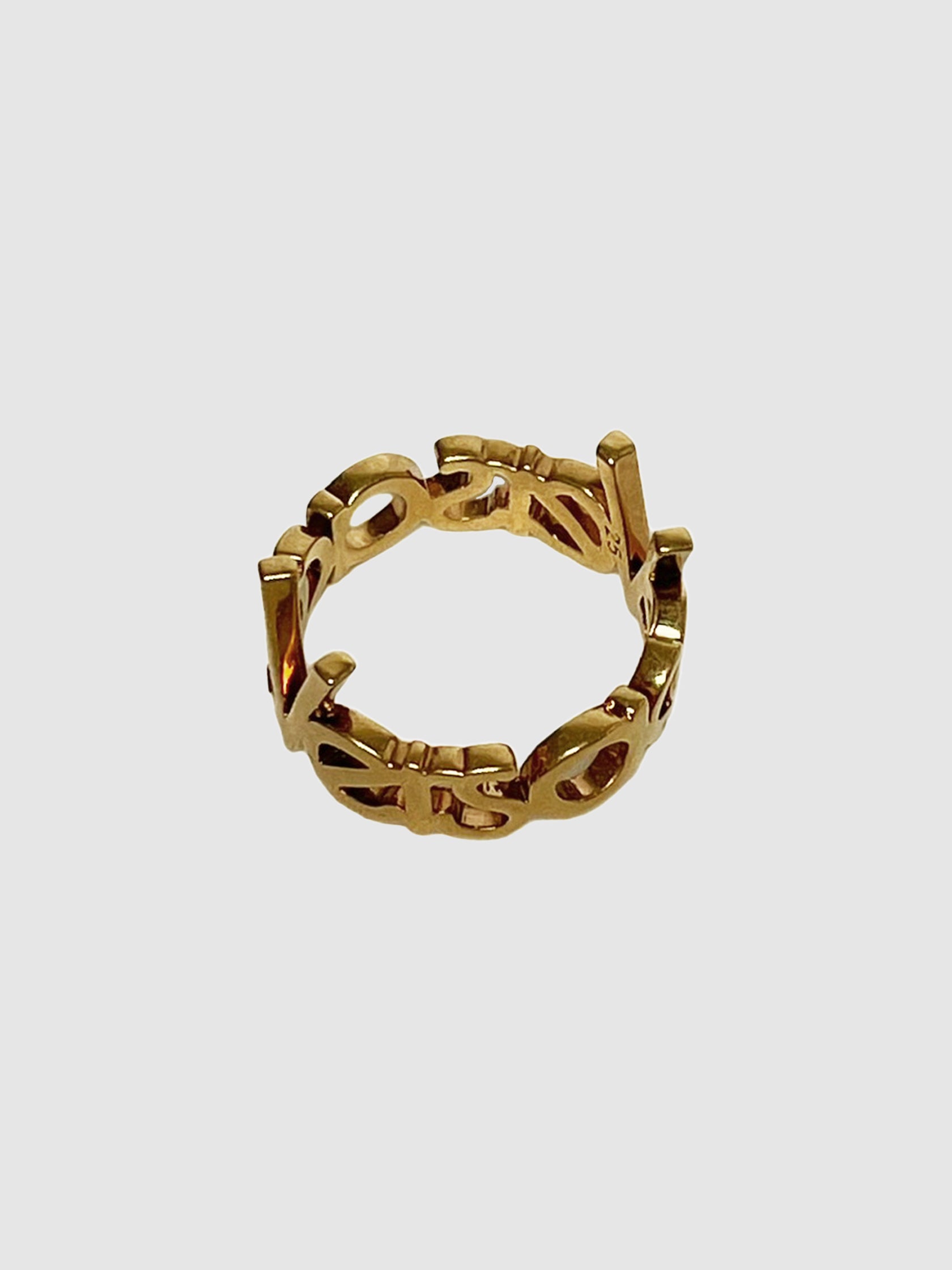 Gold Logo Ring