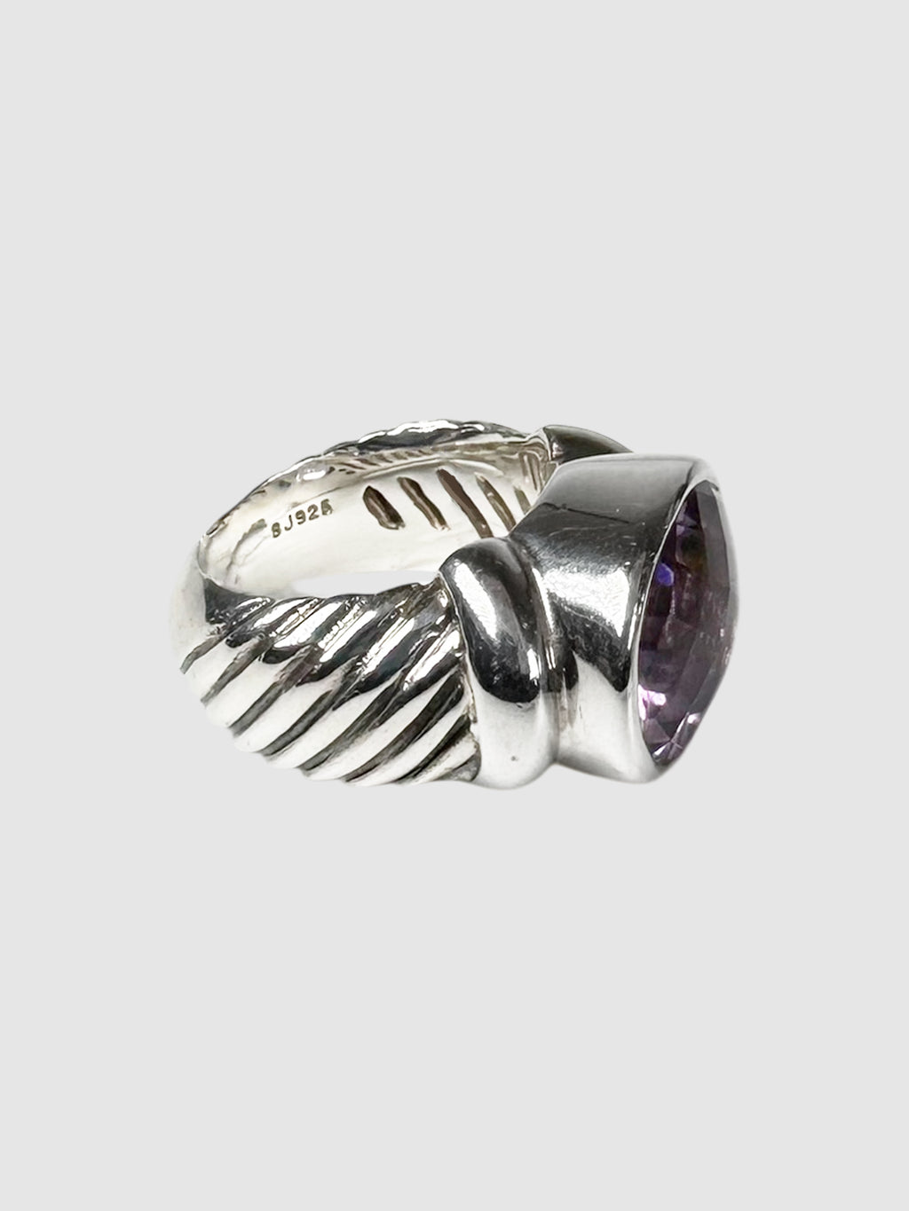 Oval Amethyst Ring