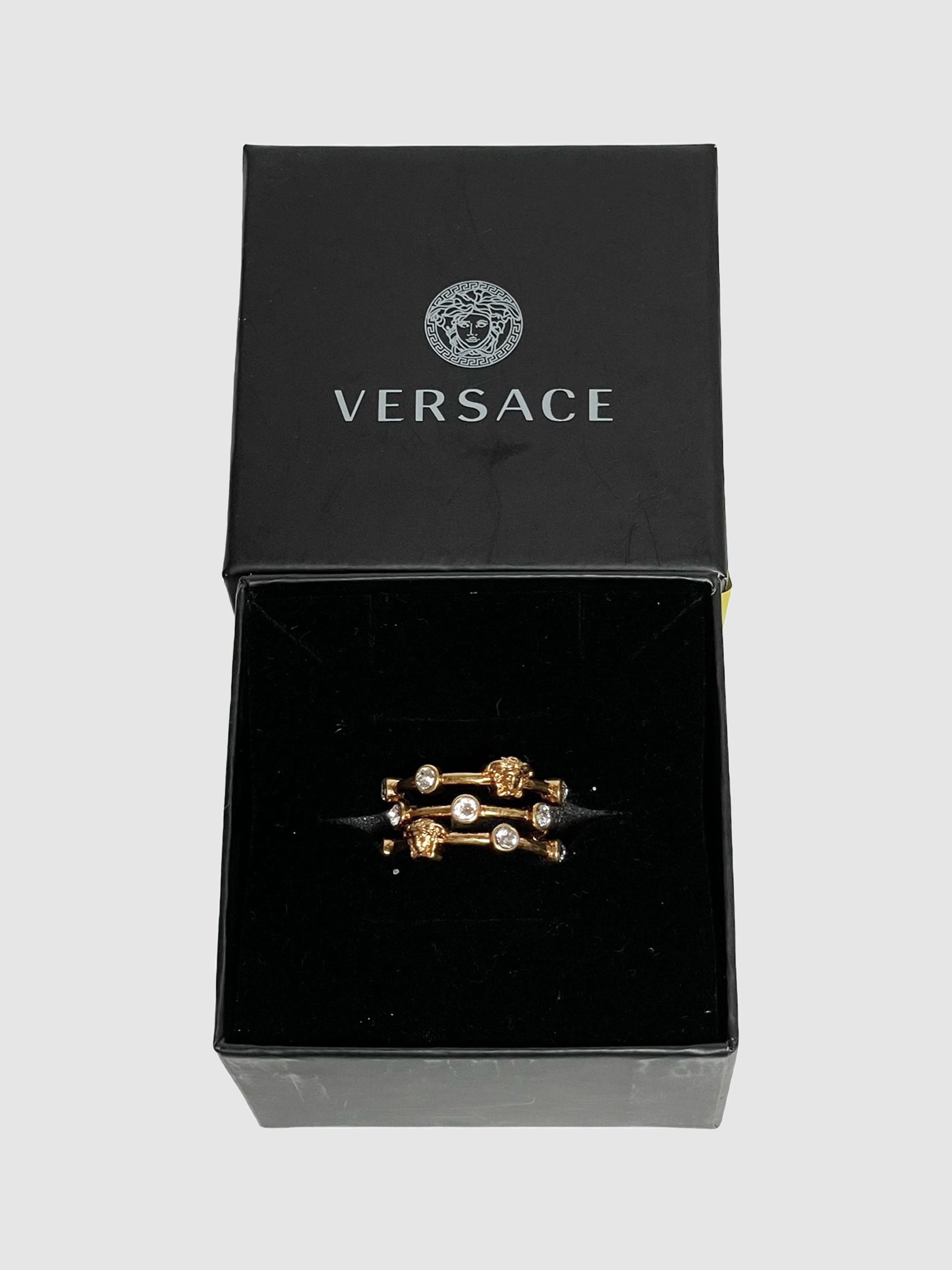 Crystal Medusa Head Ring