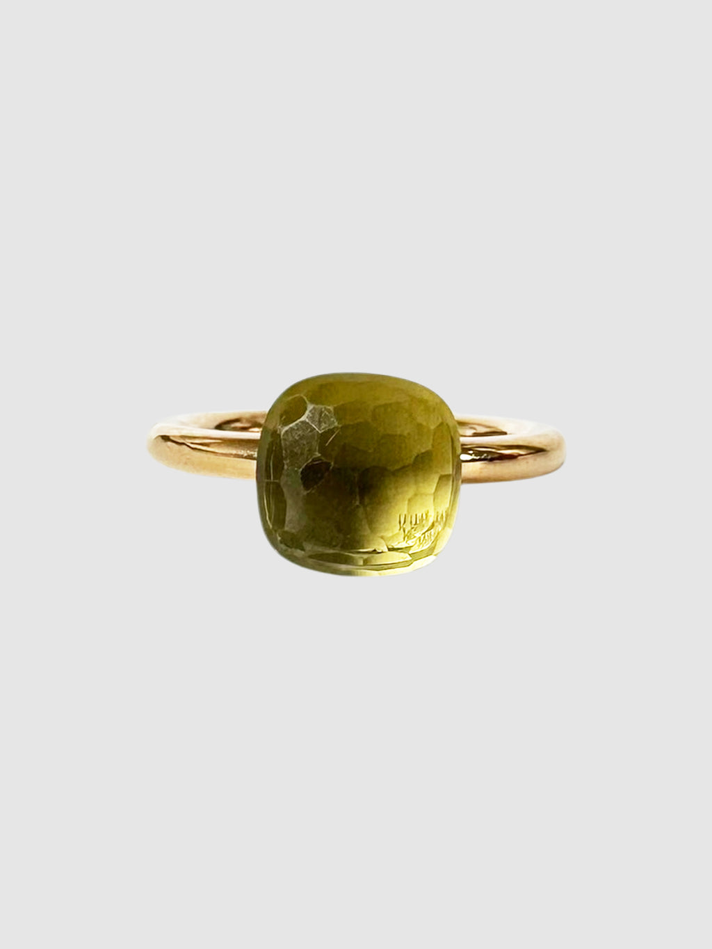 Nudo Petit 18K Peridot Ring