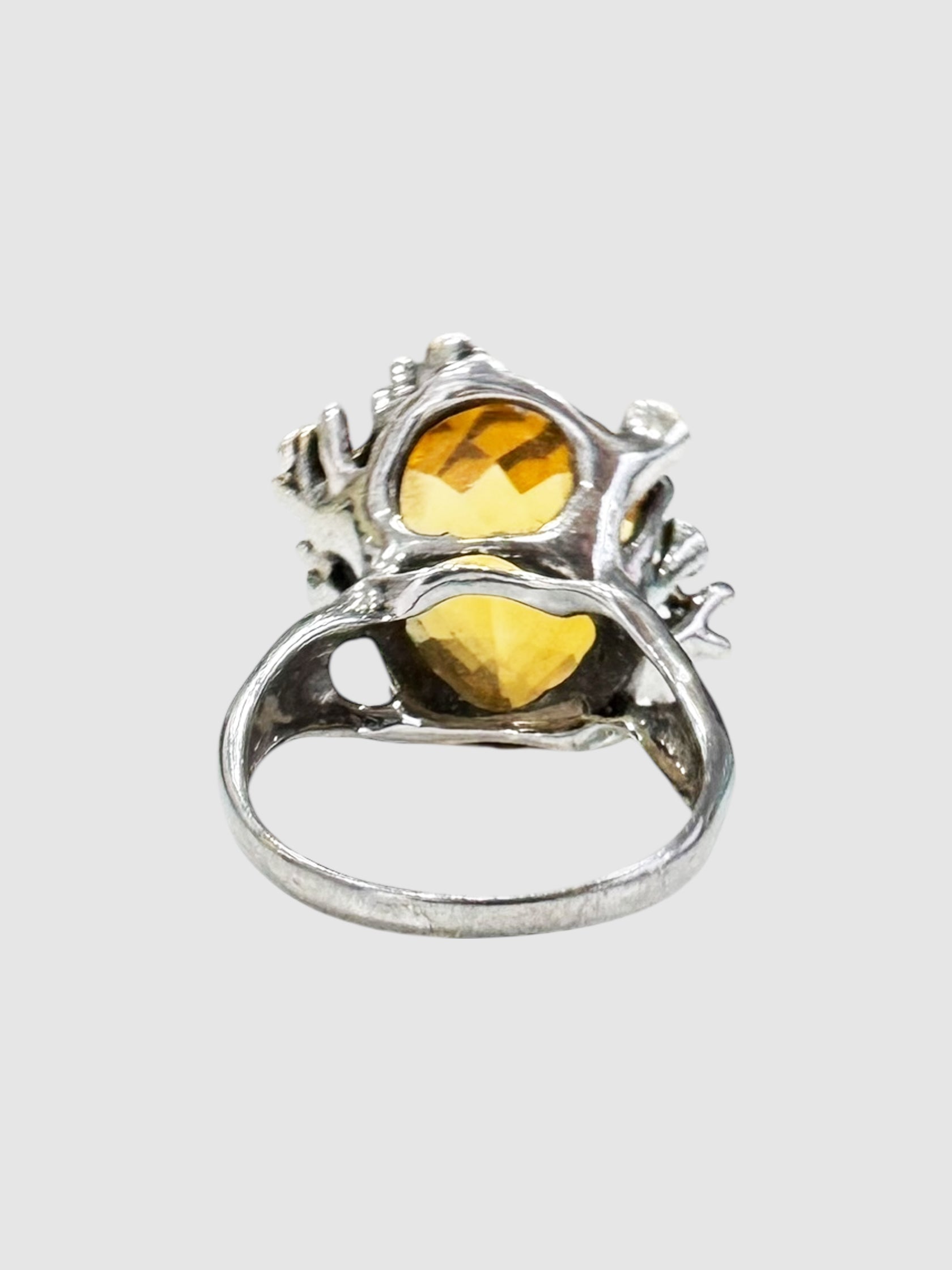 Citrine Sapphire Ring