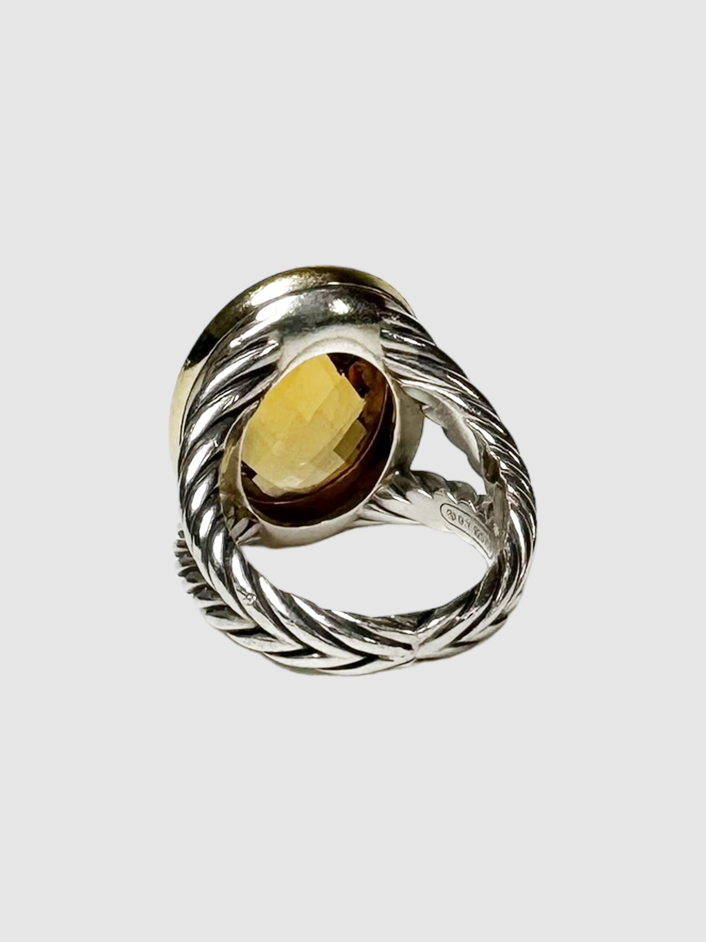 Oval Citrine Ring