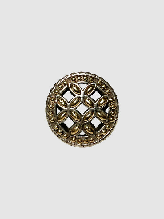 Sterling Silver and Gold Ring