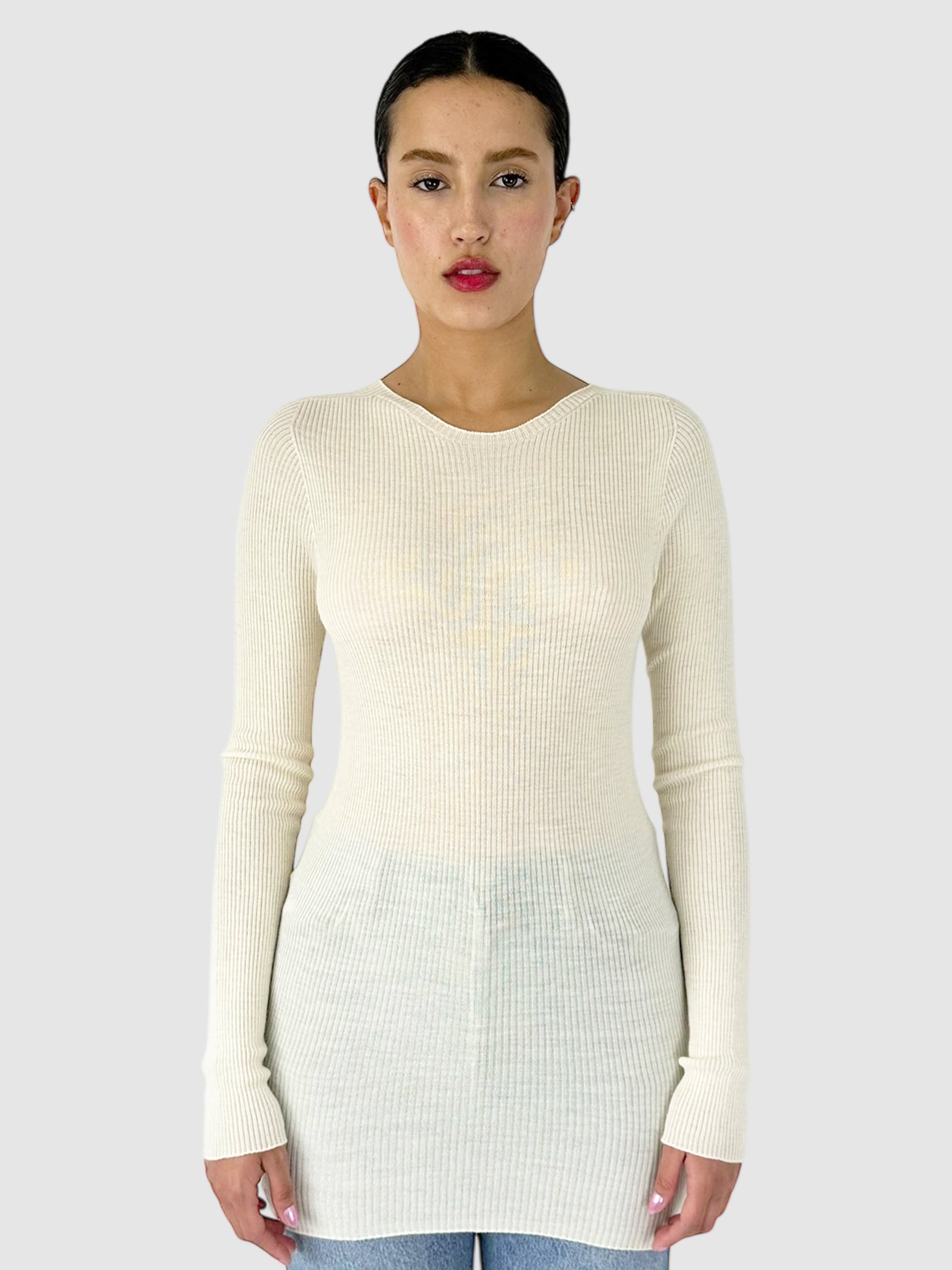 Ribbed Wool Top