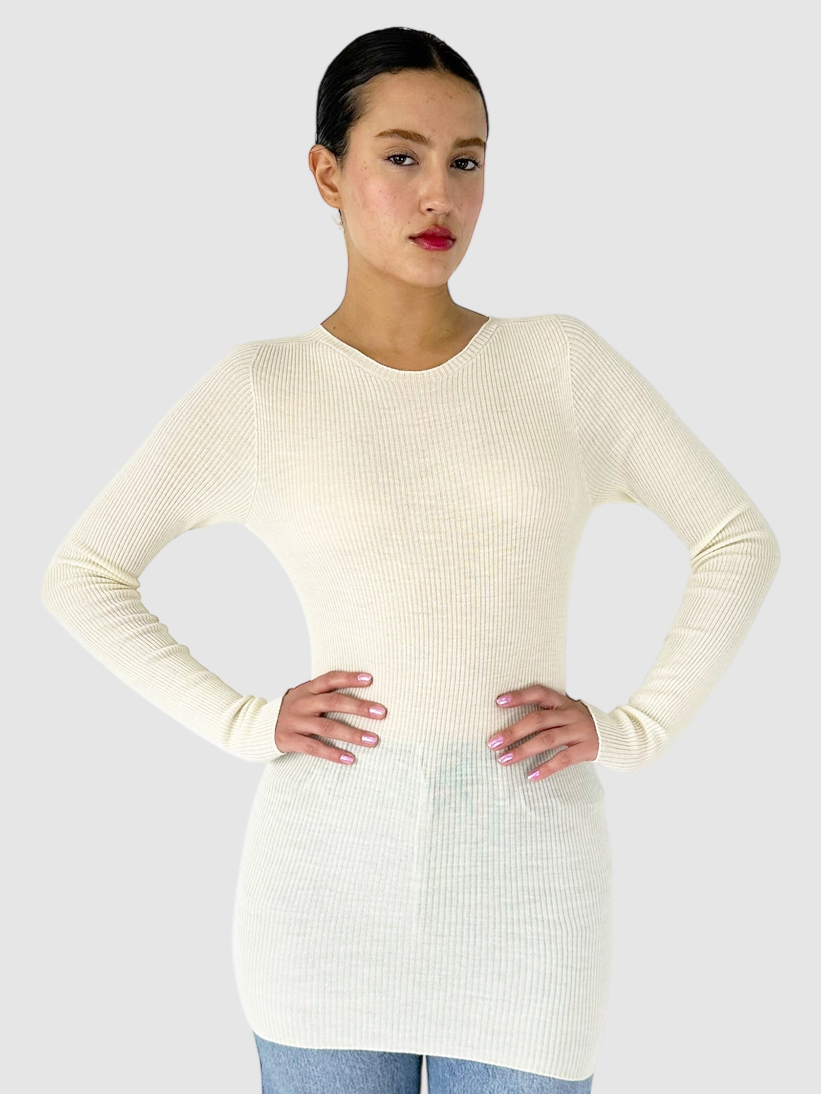 Ribbed Wool Top