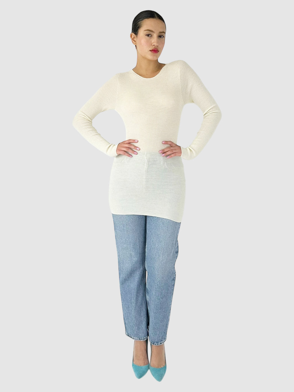 Ribbed Wool Top