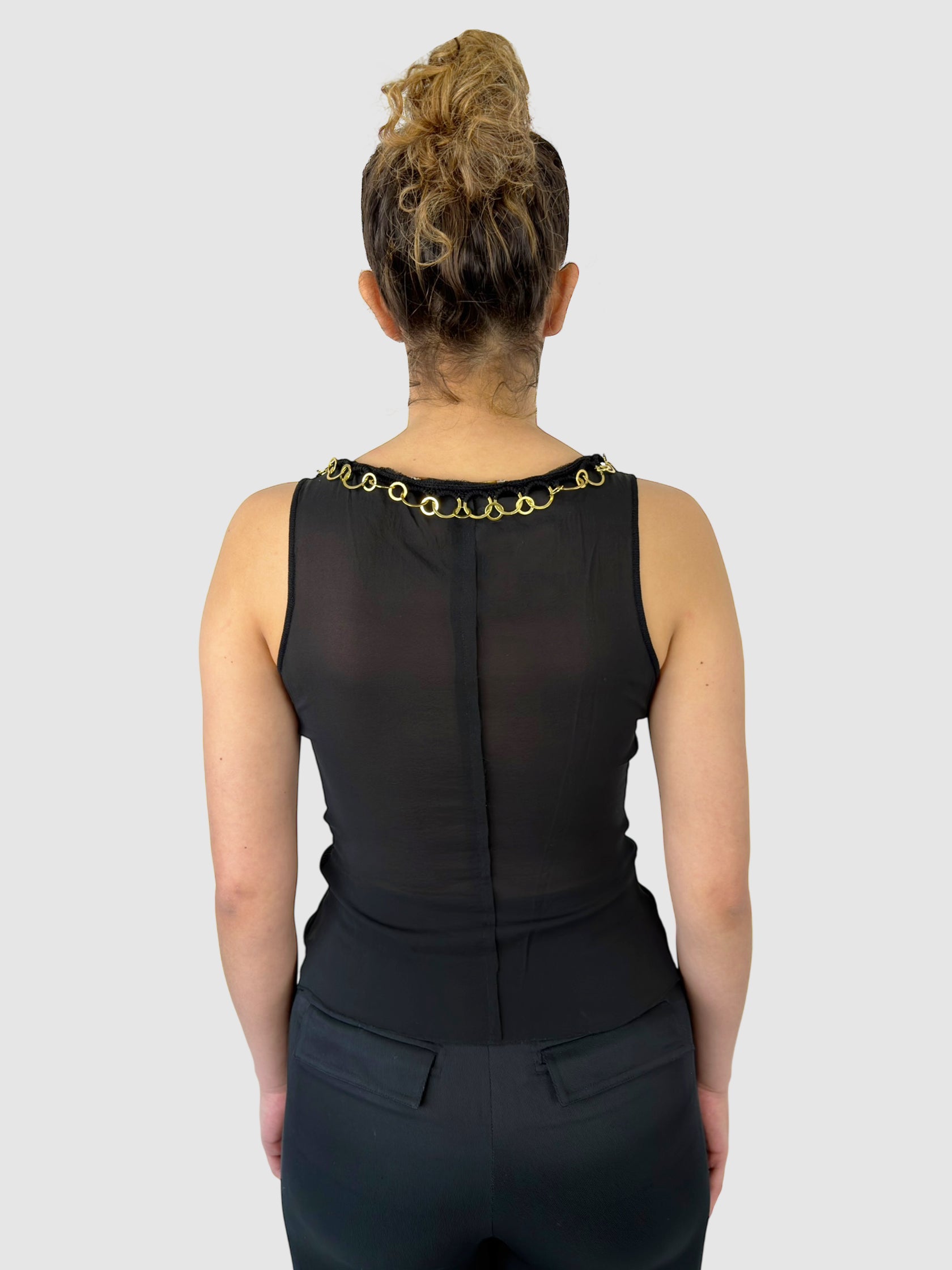 Ribbed Sleeveless Top