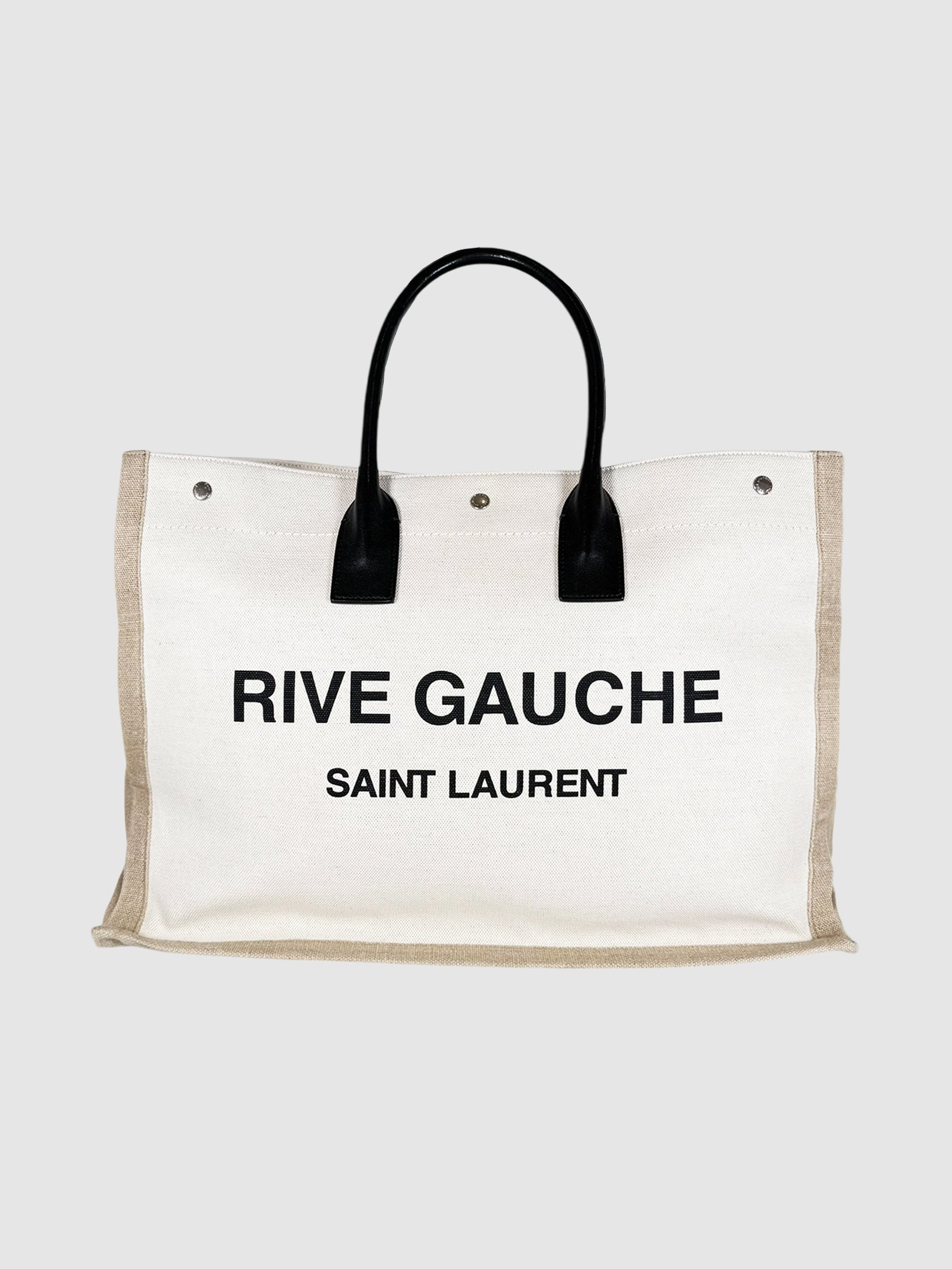Rive Gauche Canvas Tote Bag