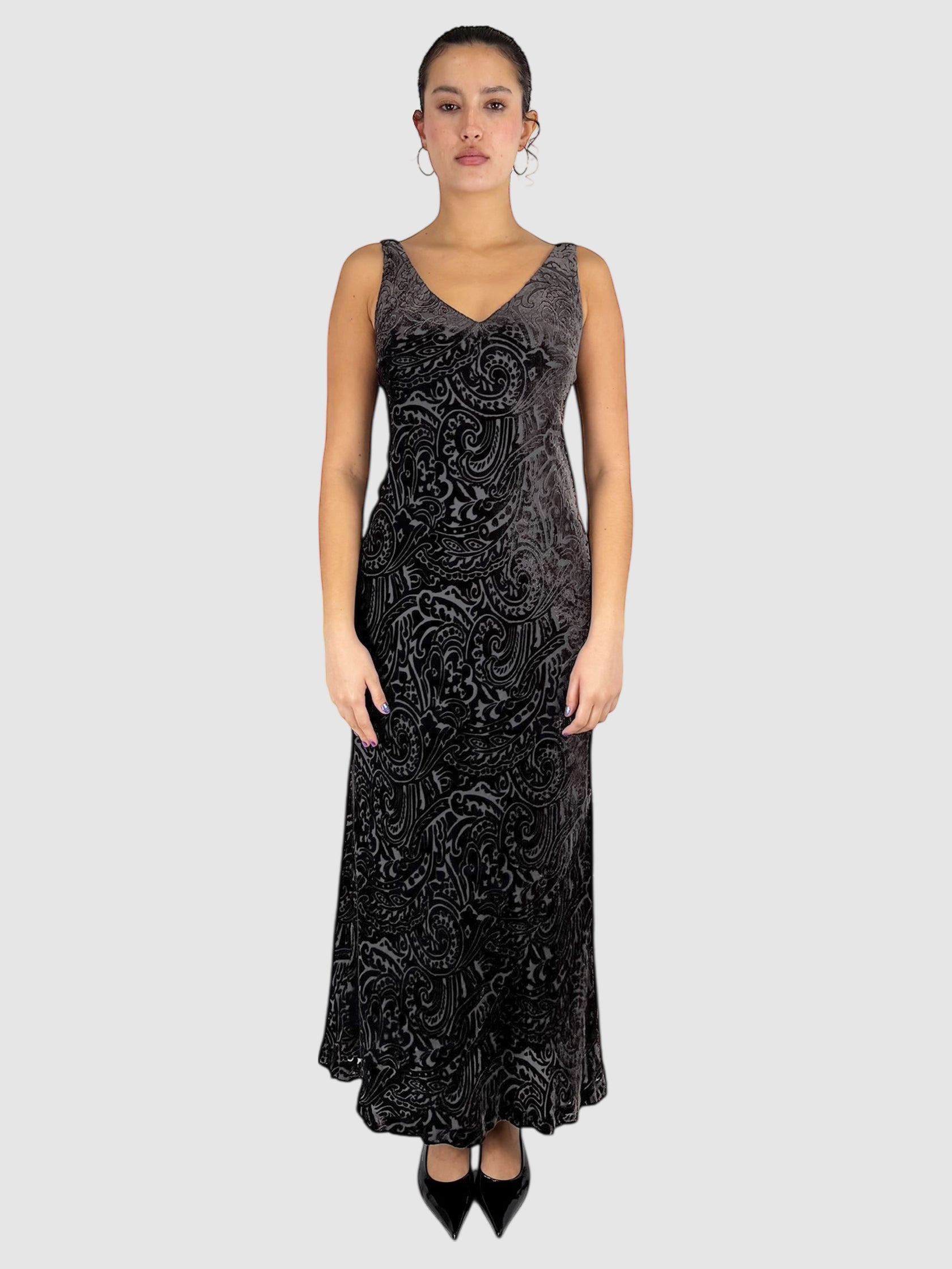 Velvet Paisley Dress