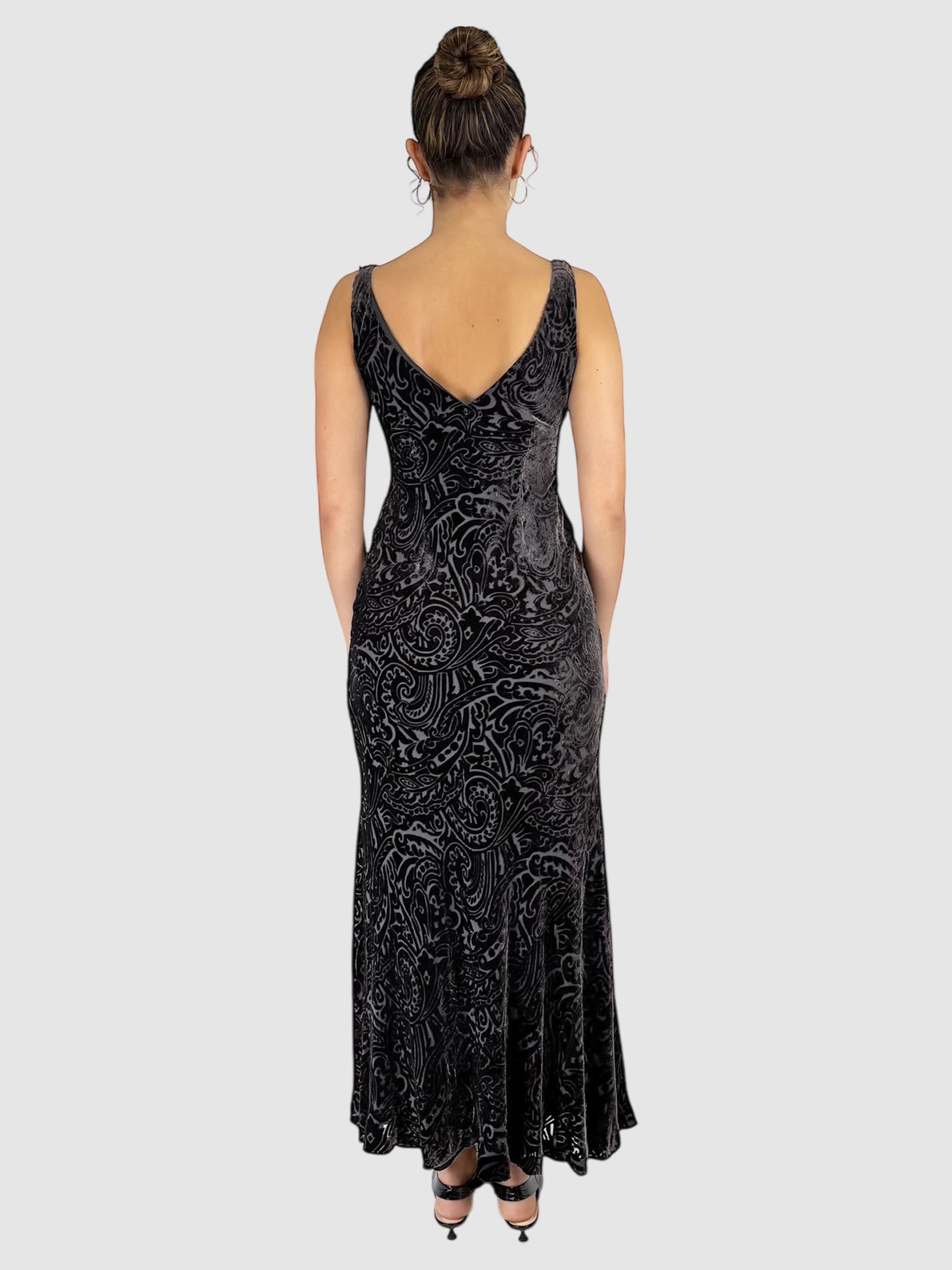 Velvet Paisley Dress