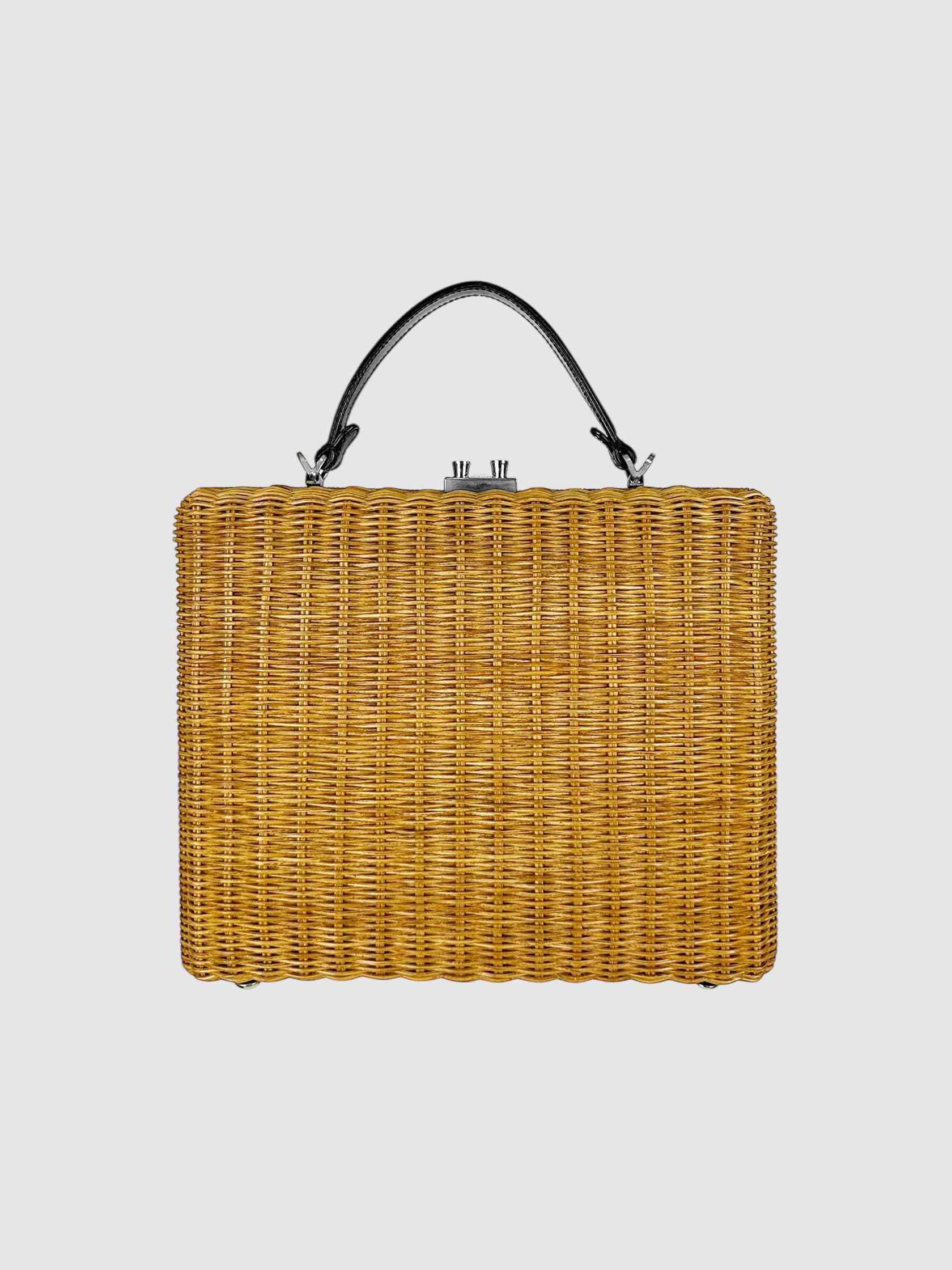 Wicker Handle Bag