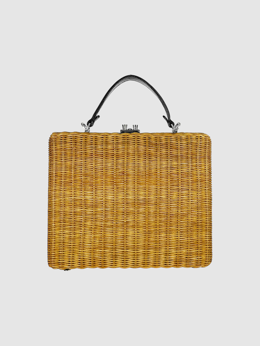 Wicker Handle Bag
