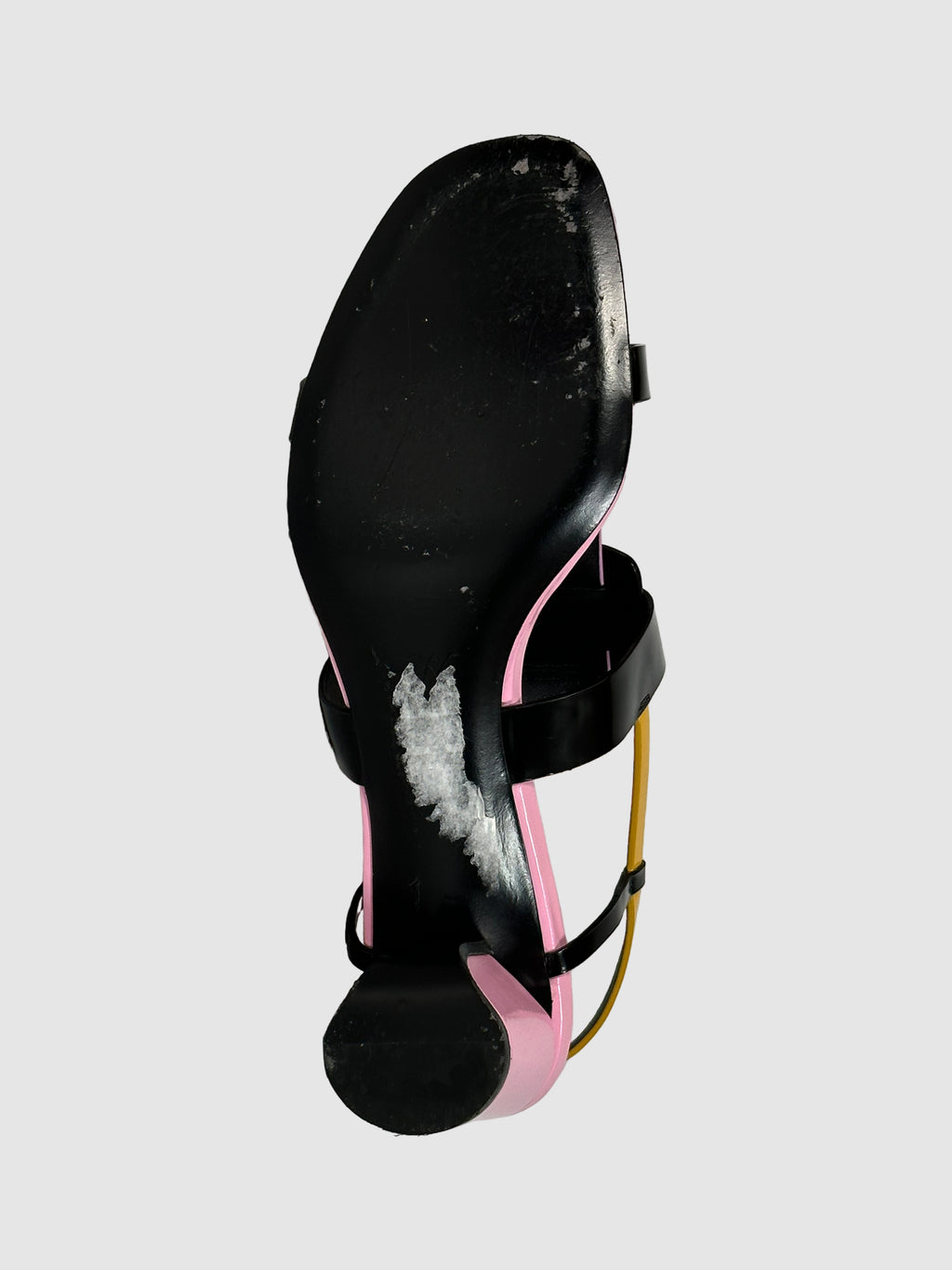 Roger Vivier Leather T-Strap Sandals - Size 38.5