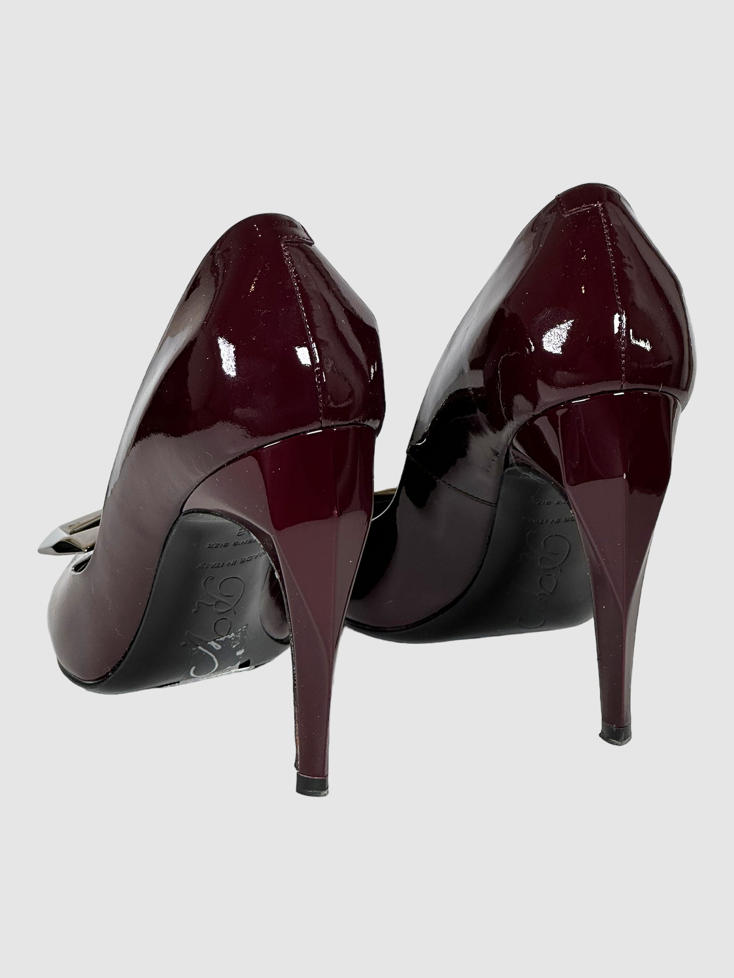 Patent Leather Pumps - Size 38