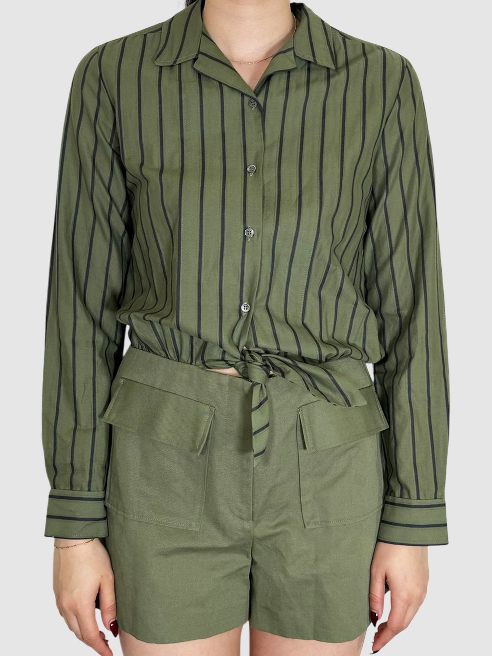 Stripe Mini Jumpsuit