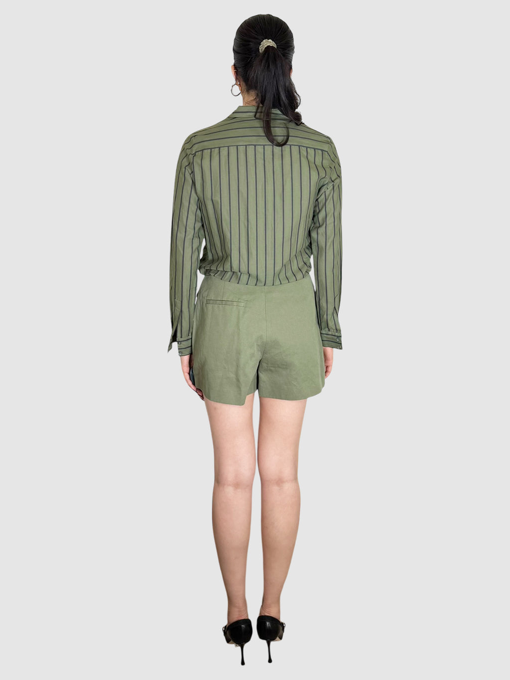 Stripe Mini Jumpsuit