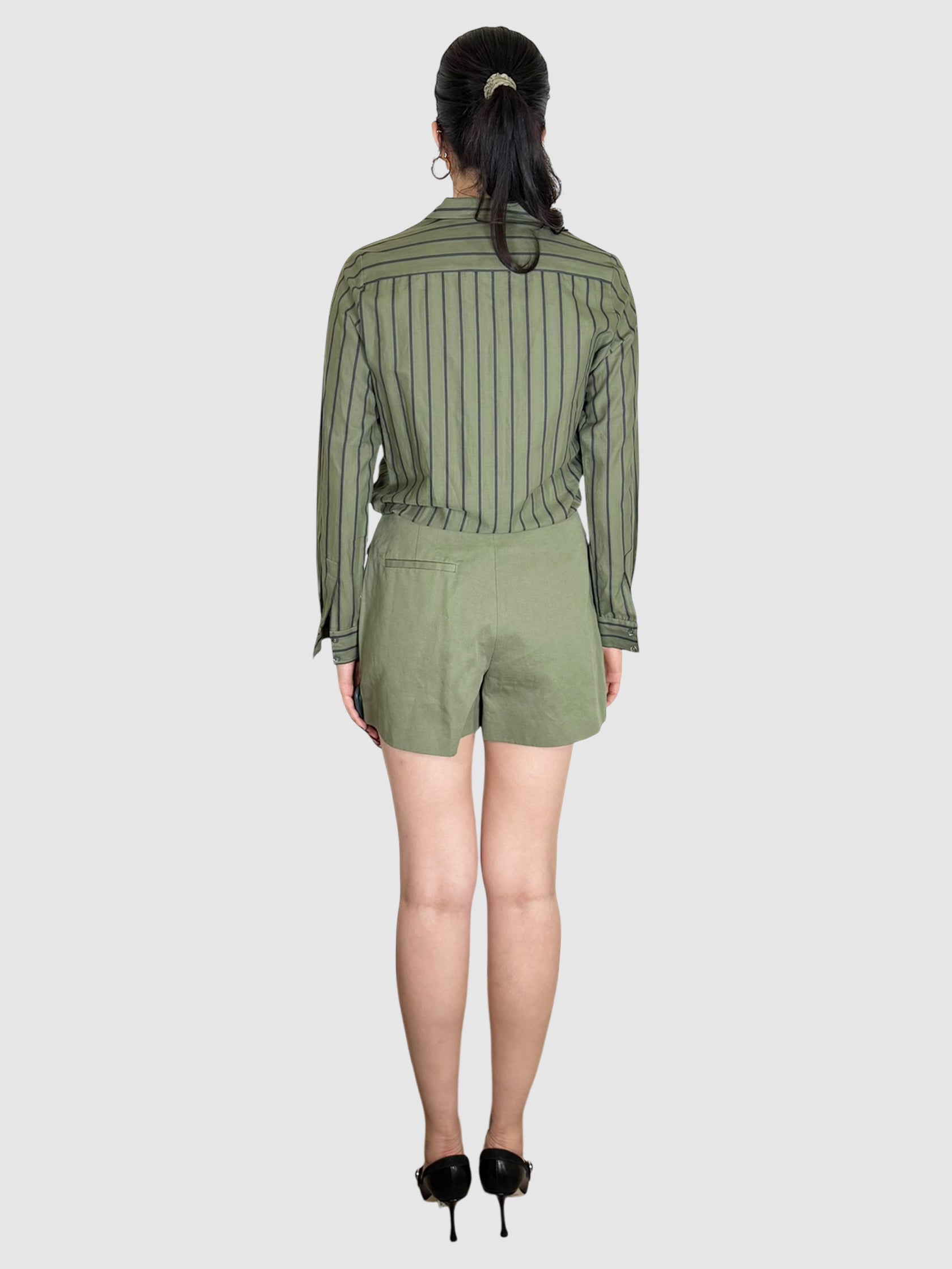 Stripe Mini Jumpsuit