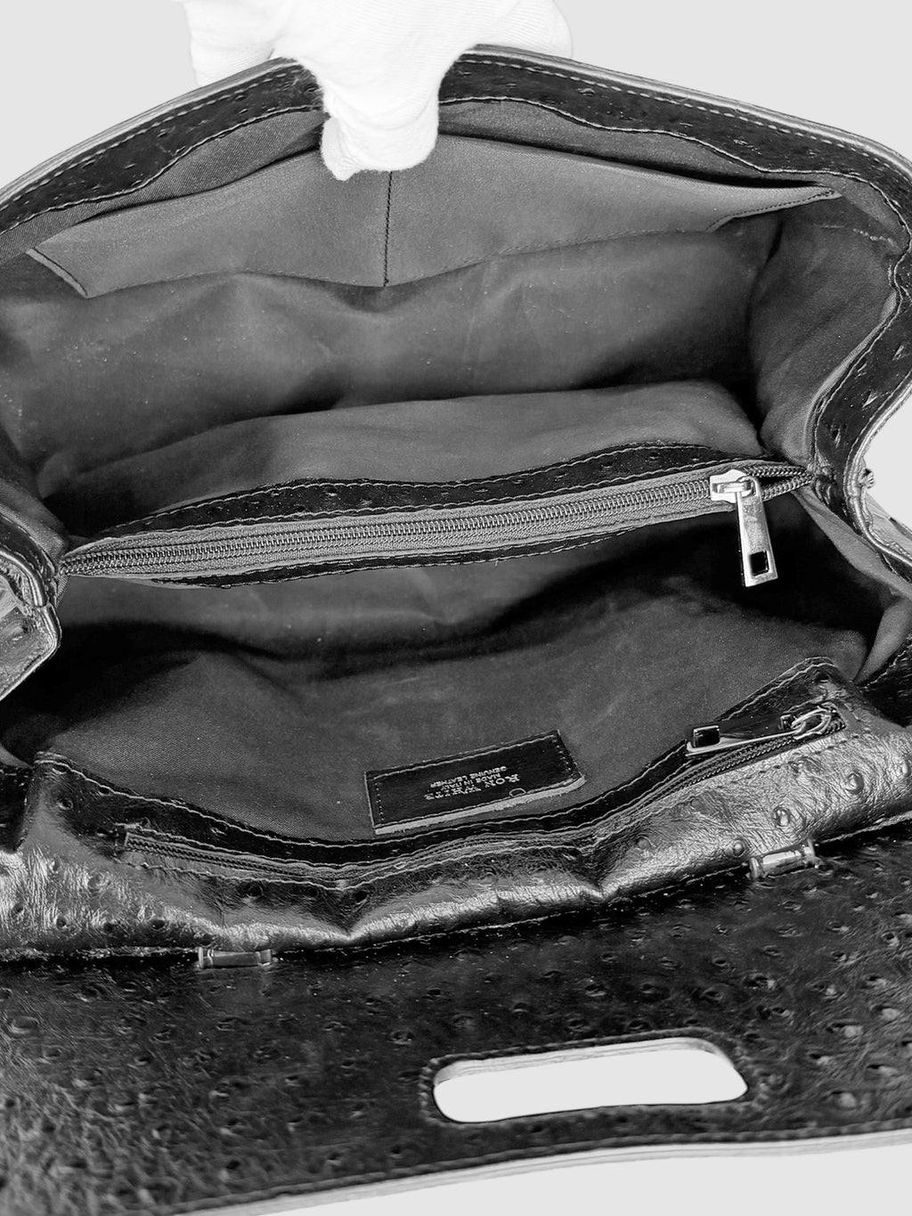 Ostrich Plumadore Bag