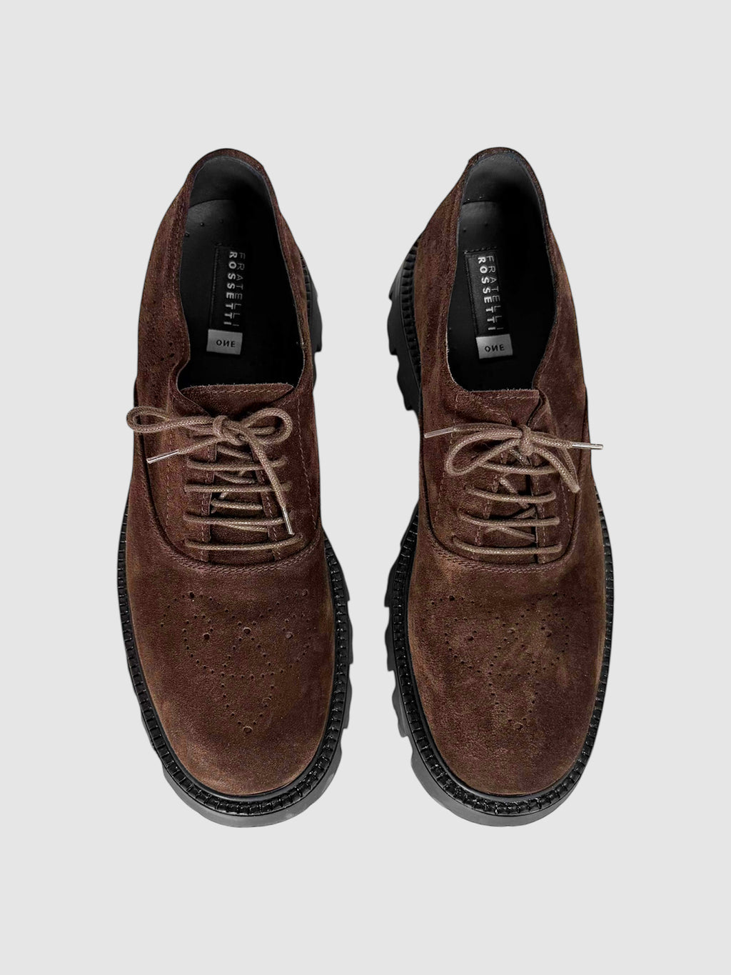 Suede Lace-Up Loafers