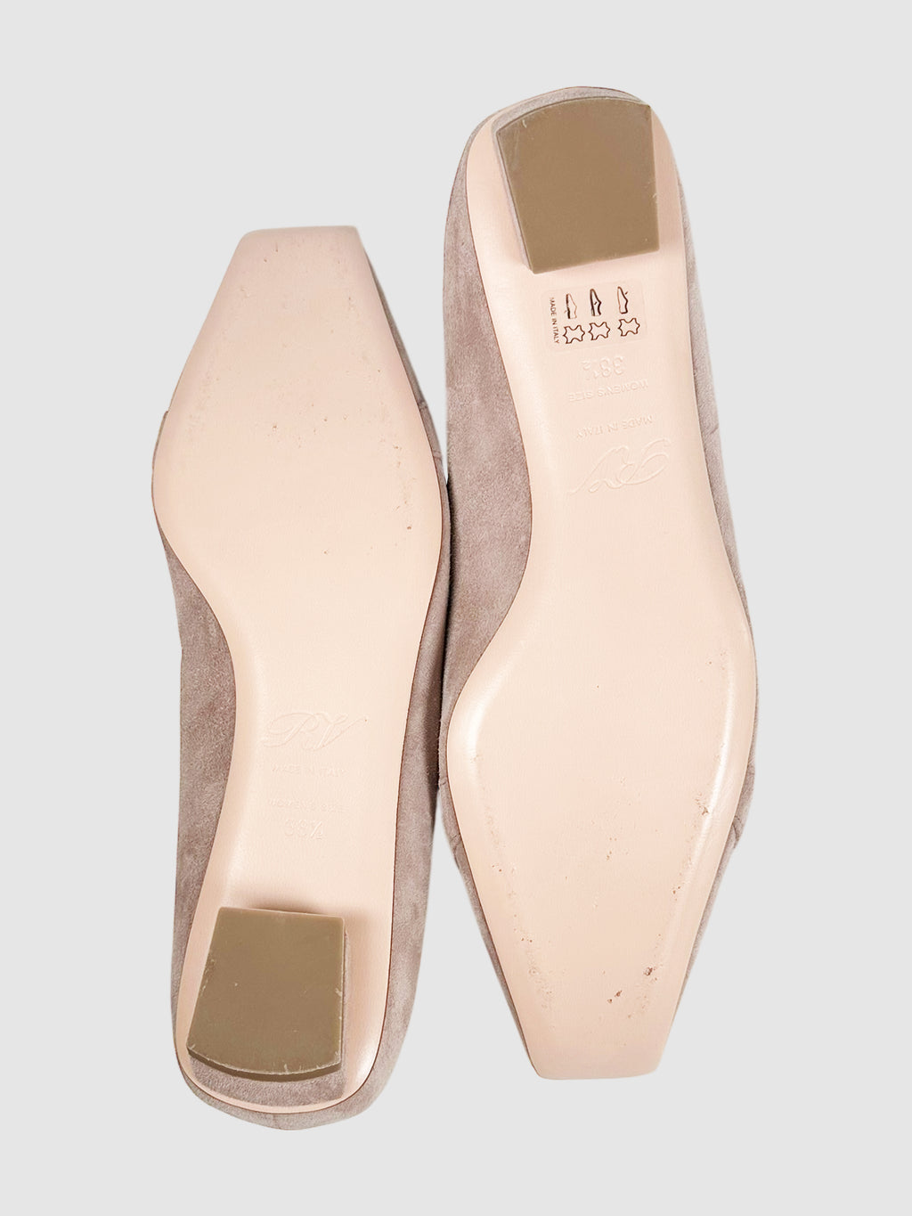 Suede Buckle Loafers