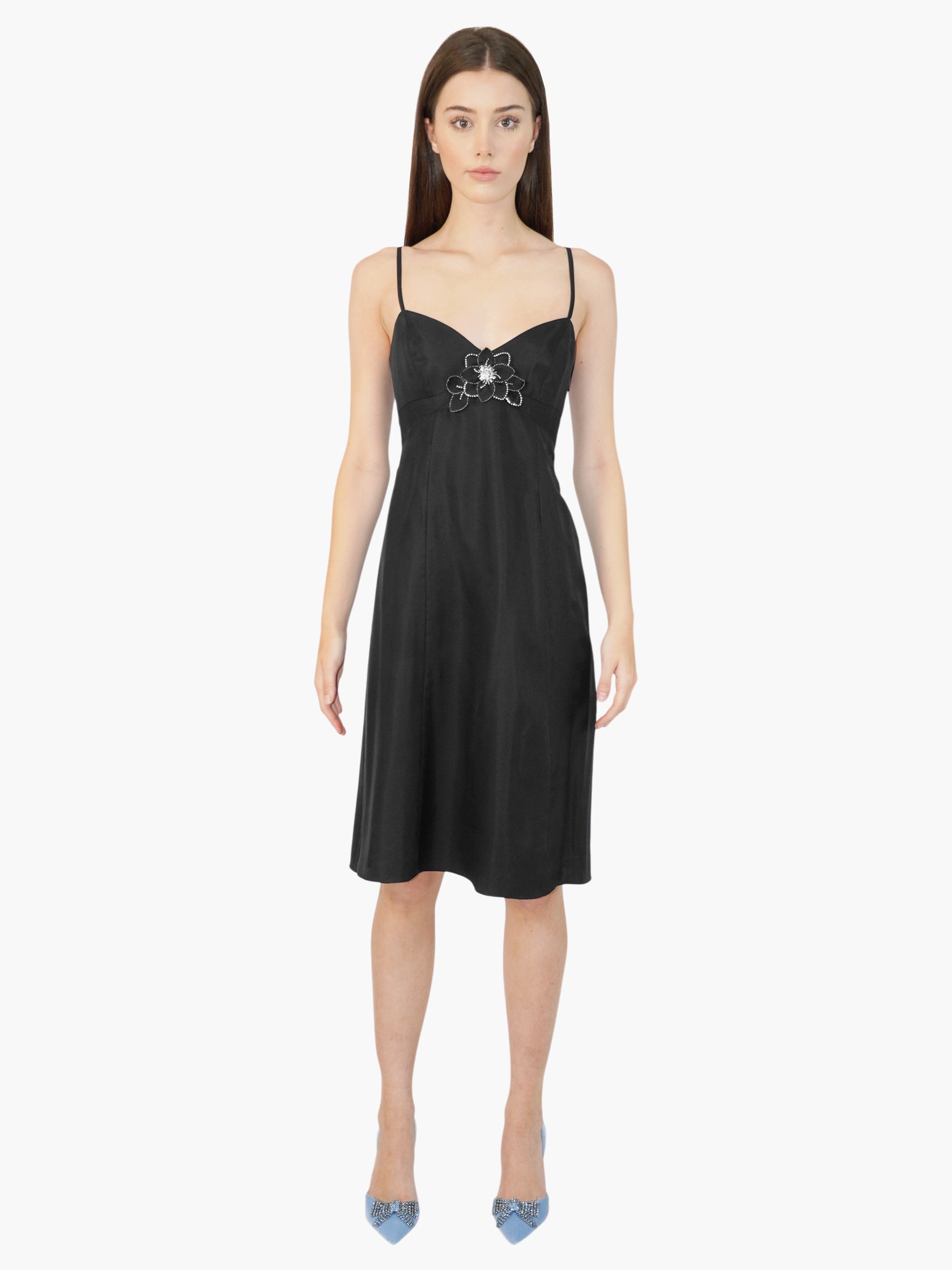 Silk Embellished Dress