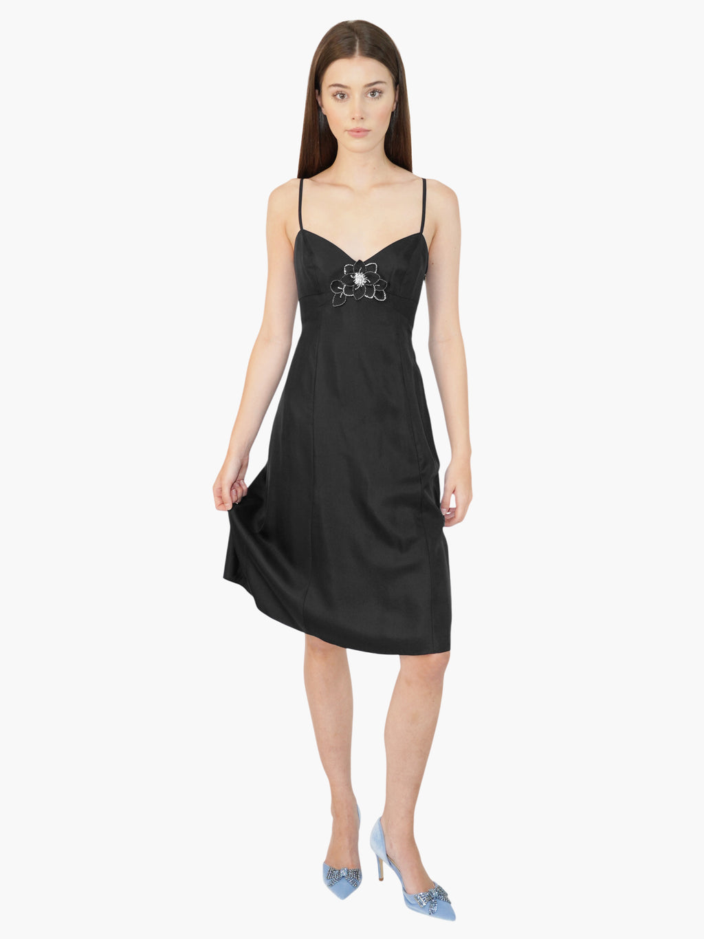 Silk Embellished Dress