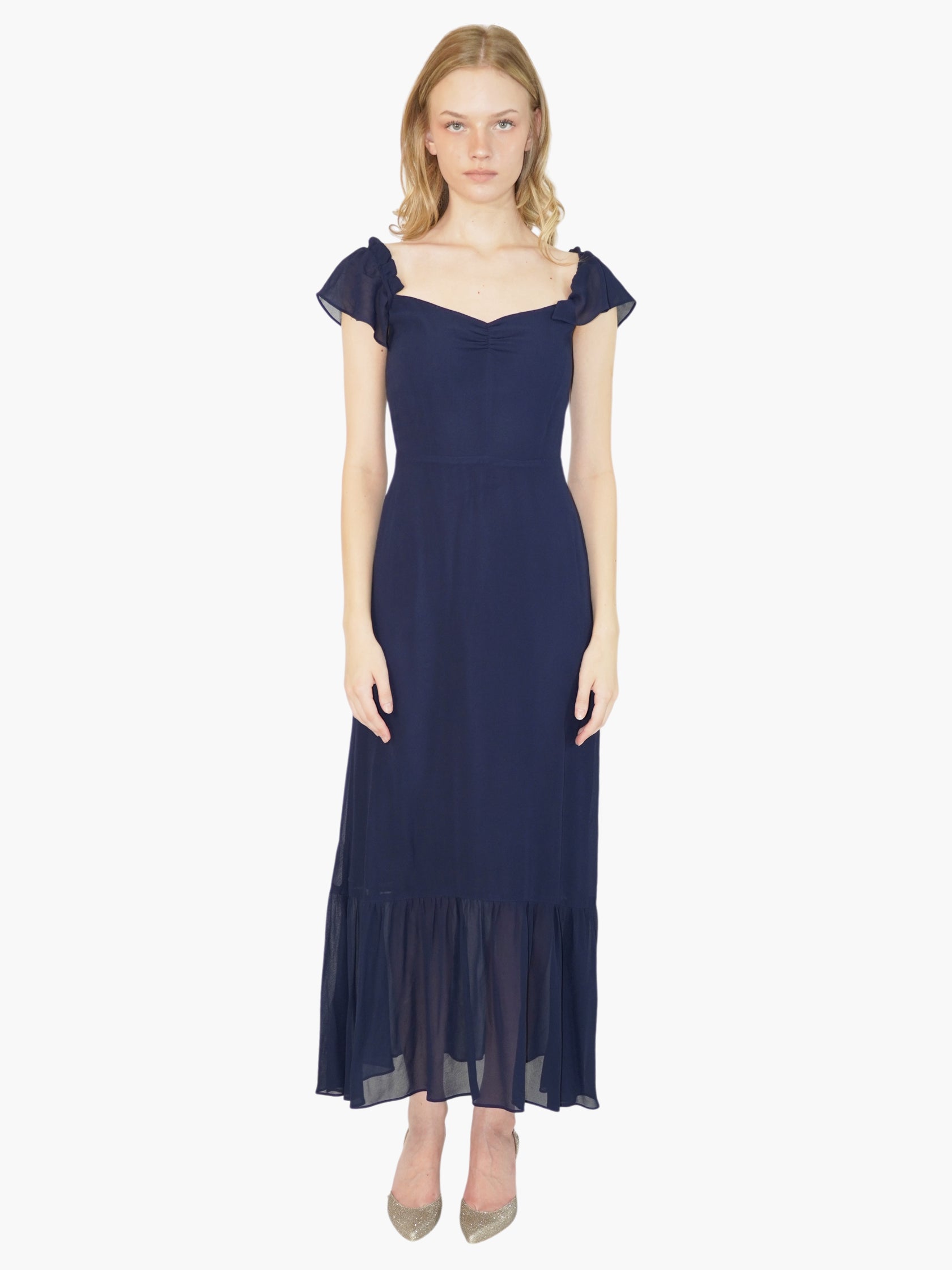 Ruched Hem Dress