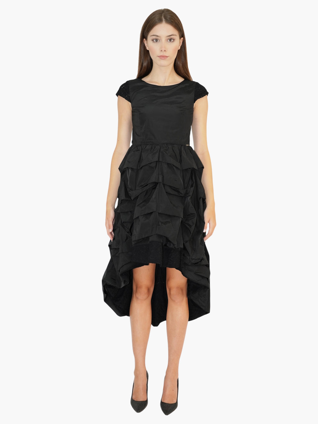 Tiered High-Low Dress