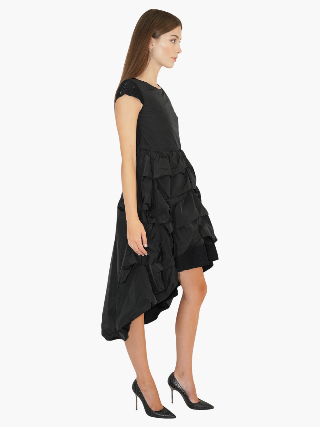 Tiered High-Low Dress
