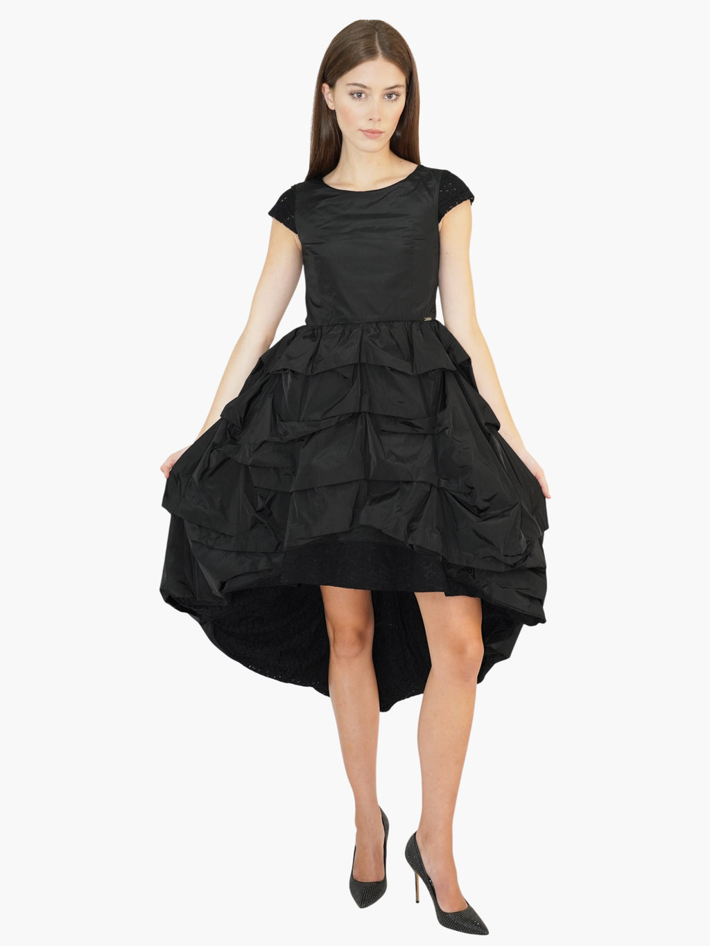 Tiered High-Low Dress