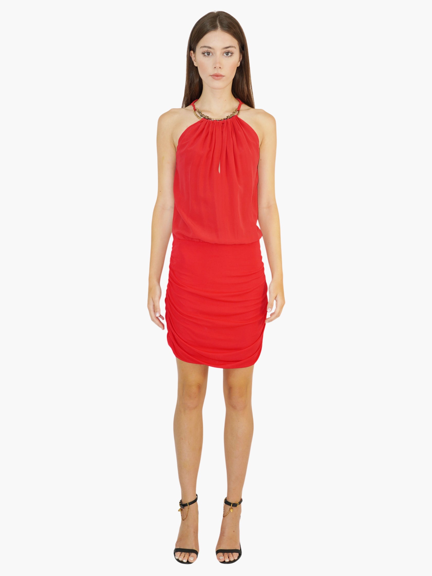 Ruched Mini Dress