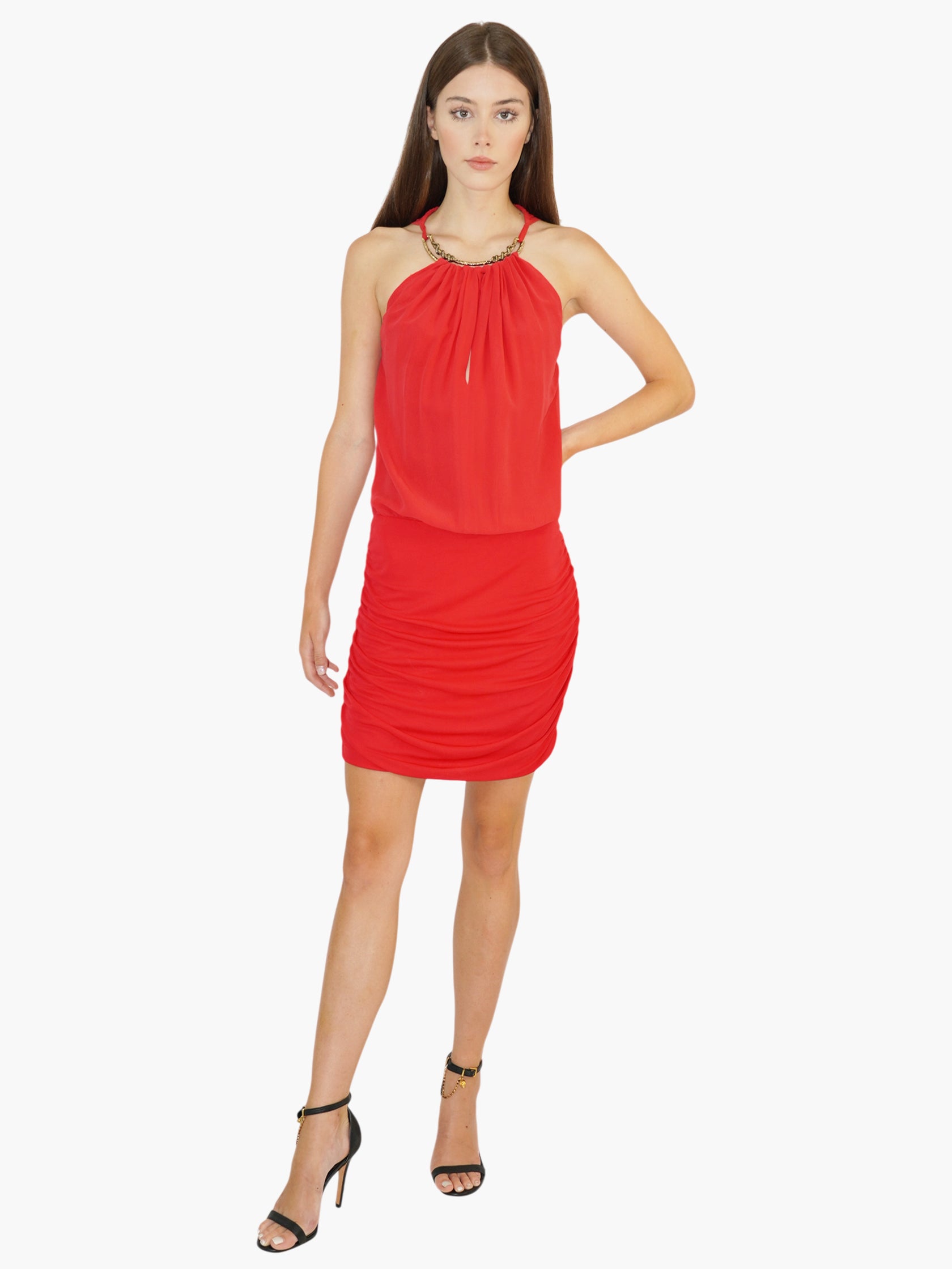 Ruched Mini Dress