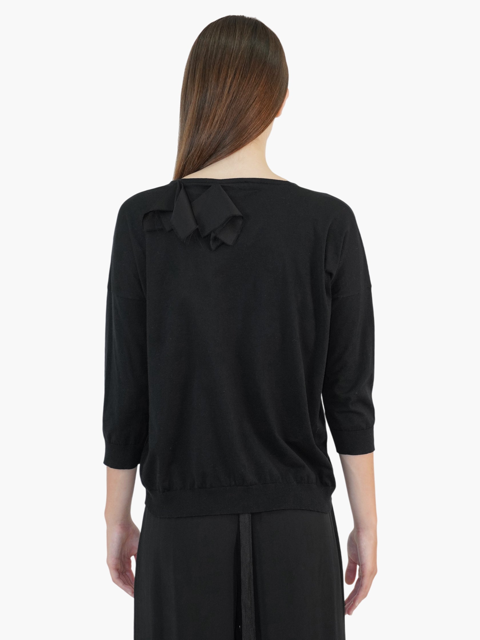 Asymmetric Ruffle Sweater