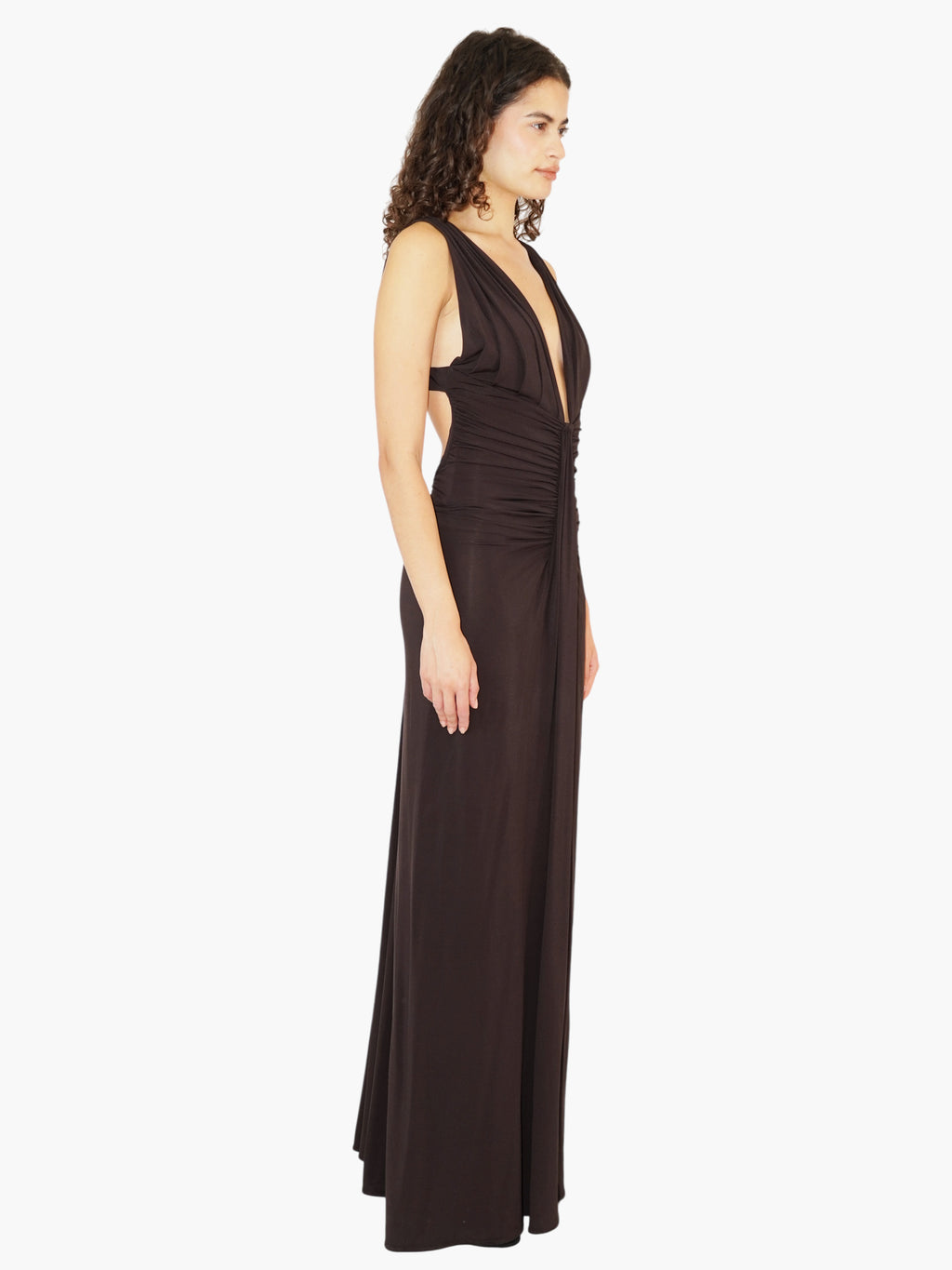 Ruched Maxi Dress