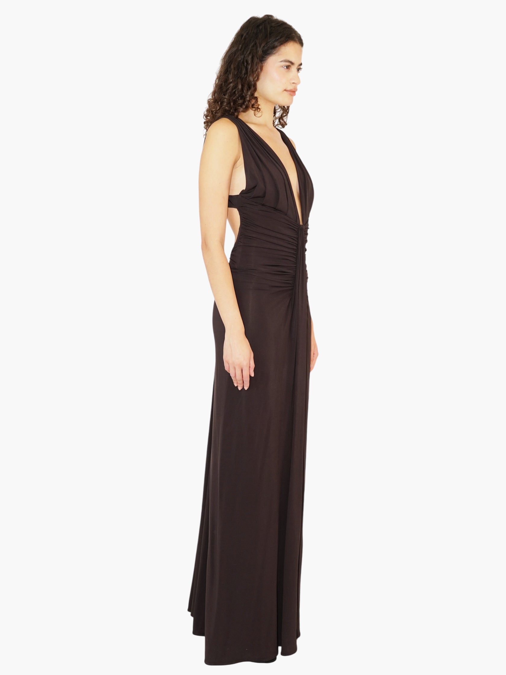 Ruched Maxi Dress
