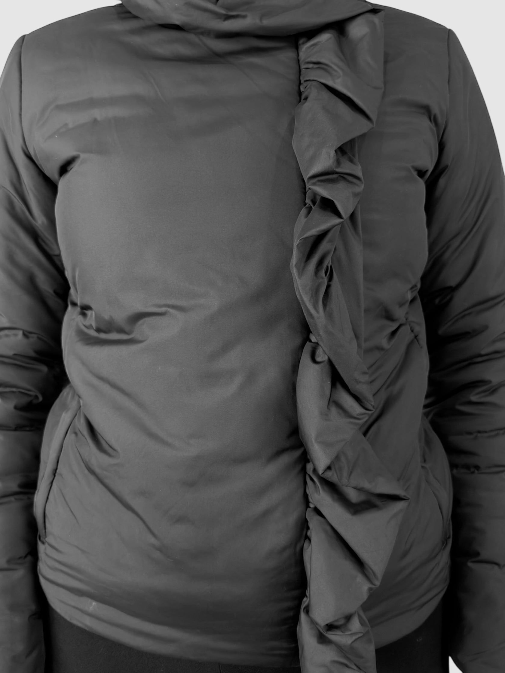 Ruffle Puffer Jacket