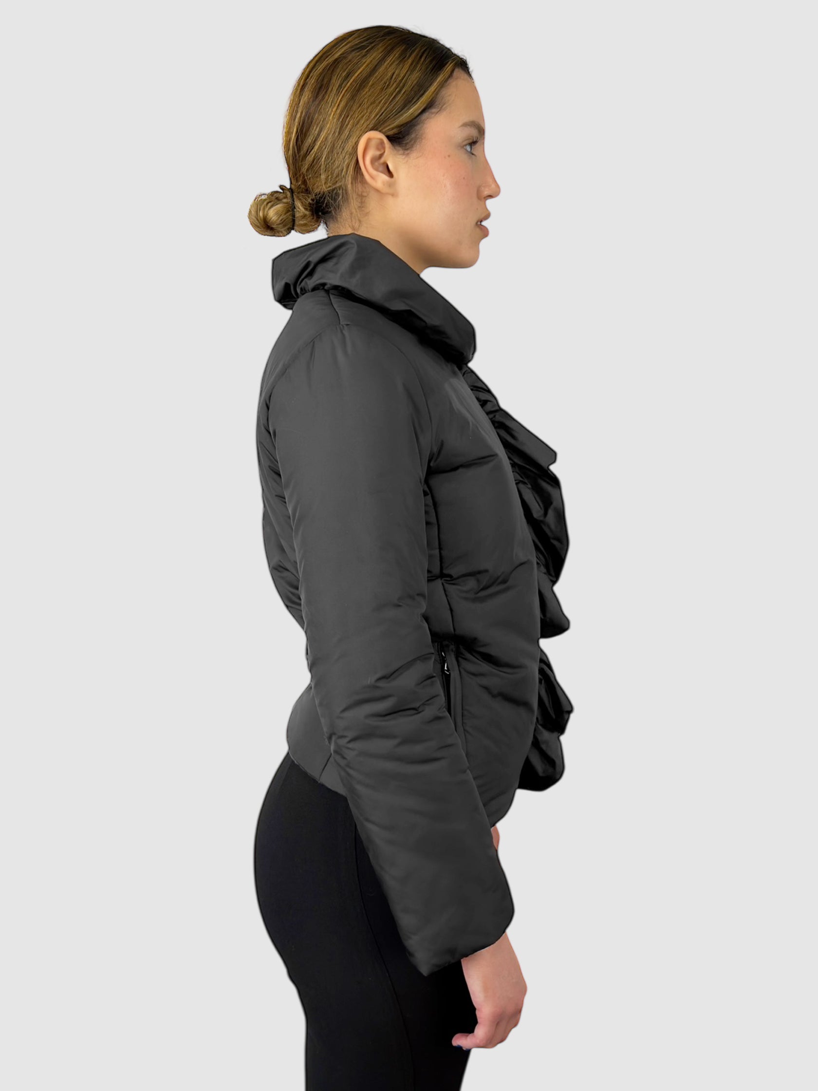 Ruffle Puffer Jacket