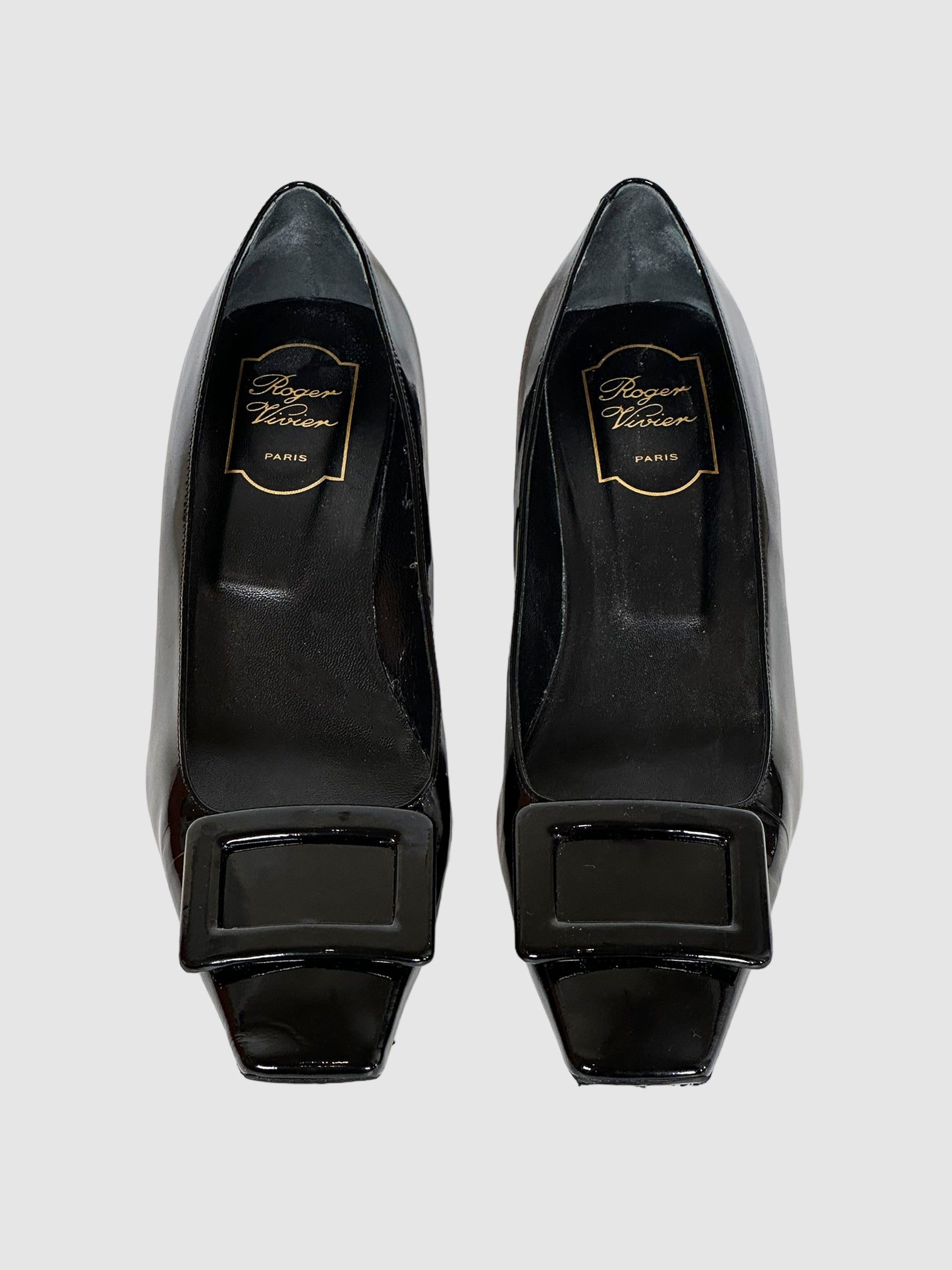 Roger Vivier Patent Leather Pumps - Size 9
