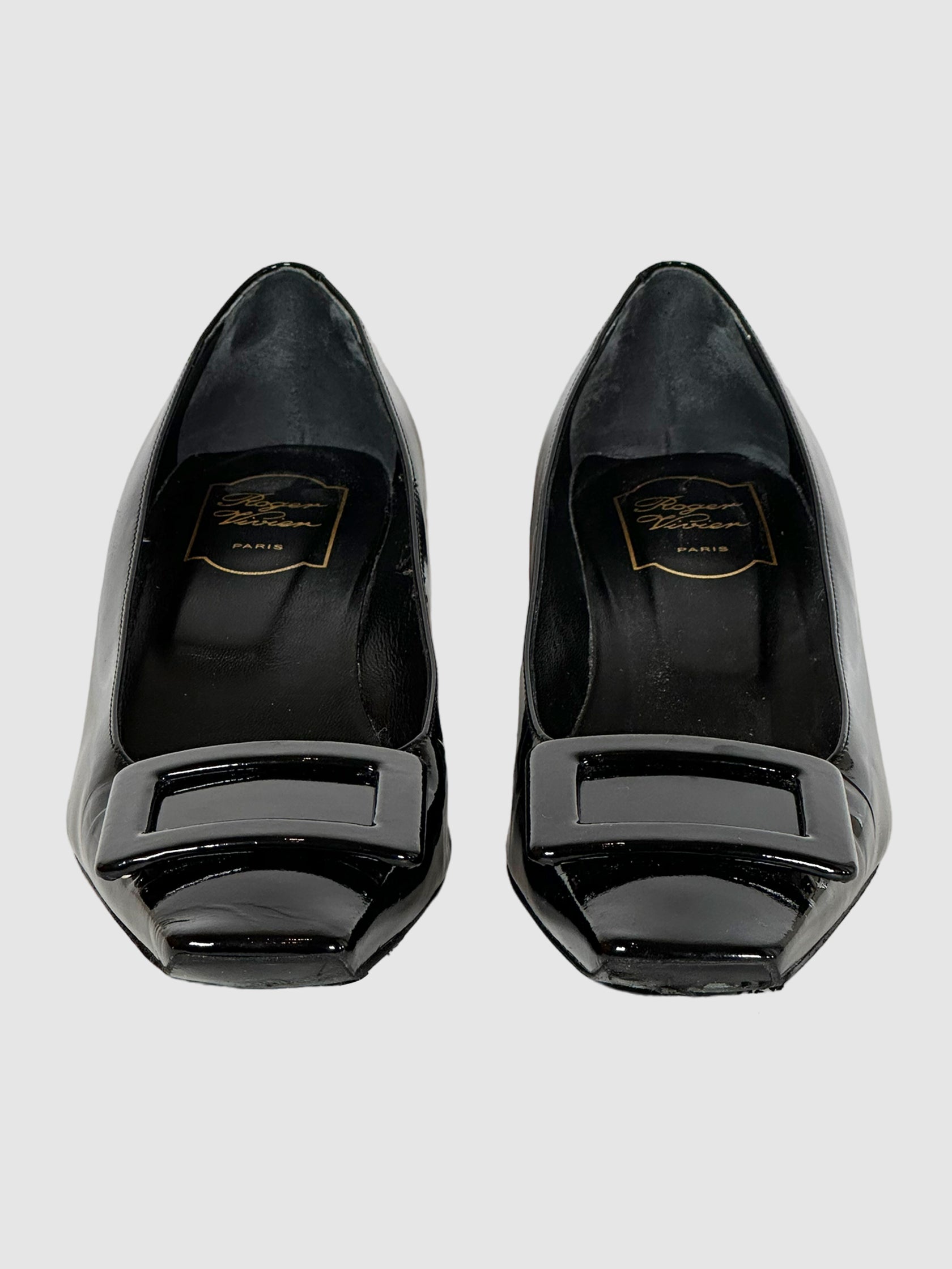 Roger Vivier Patent Leather Pumps - Size 9