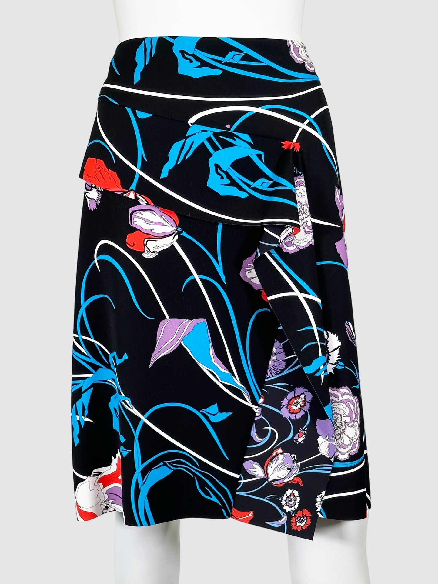 Emilio Pucci Floral Print Skirt - Size 44