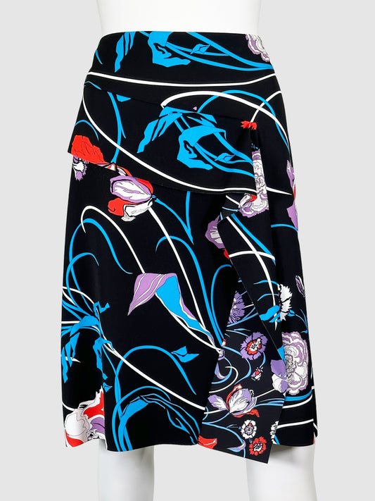 Emilio Pucci Floral Print Skirt - Size 44