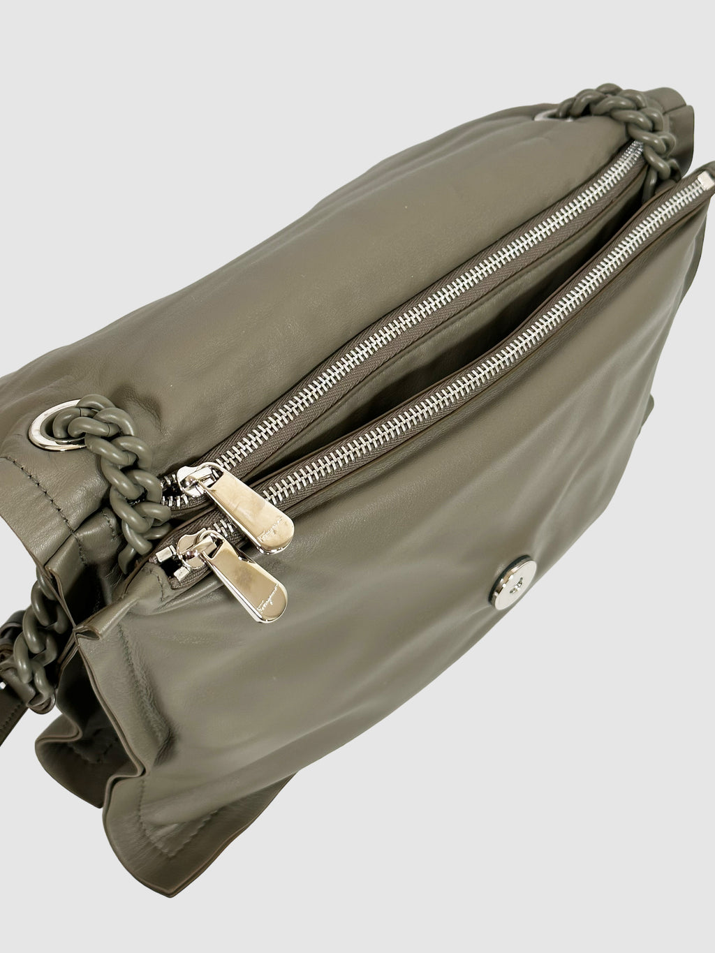 Salvatore Ferragamo Viva Bow Padded Leather Shoulder Bag