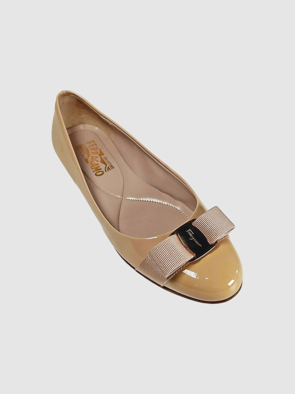 Patent Varina Flats - Size 8