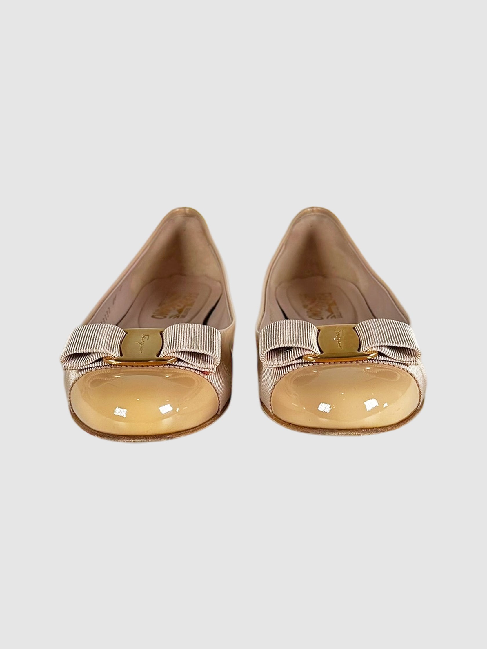Patent Varina Flats - Size 8