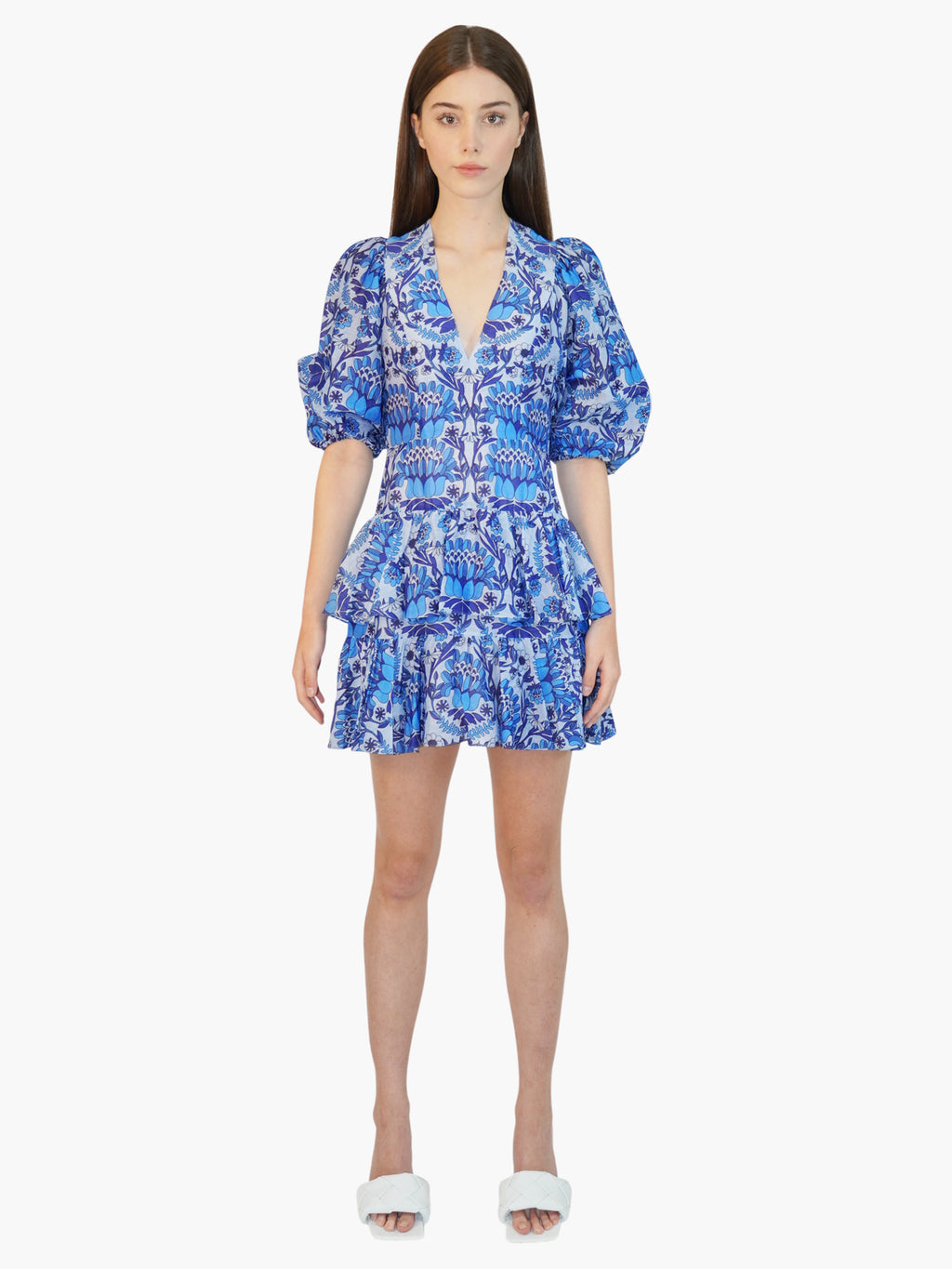 Ruffled Mini Dress