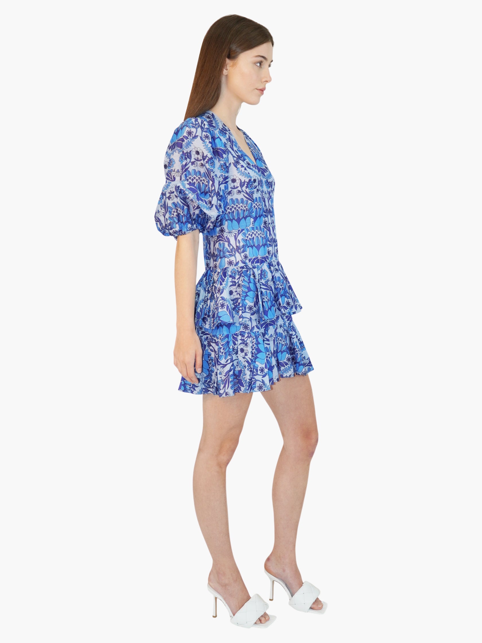 Ruffled Mini Dress